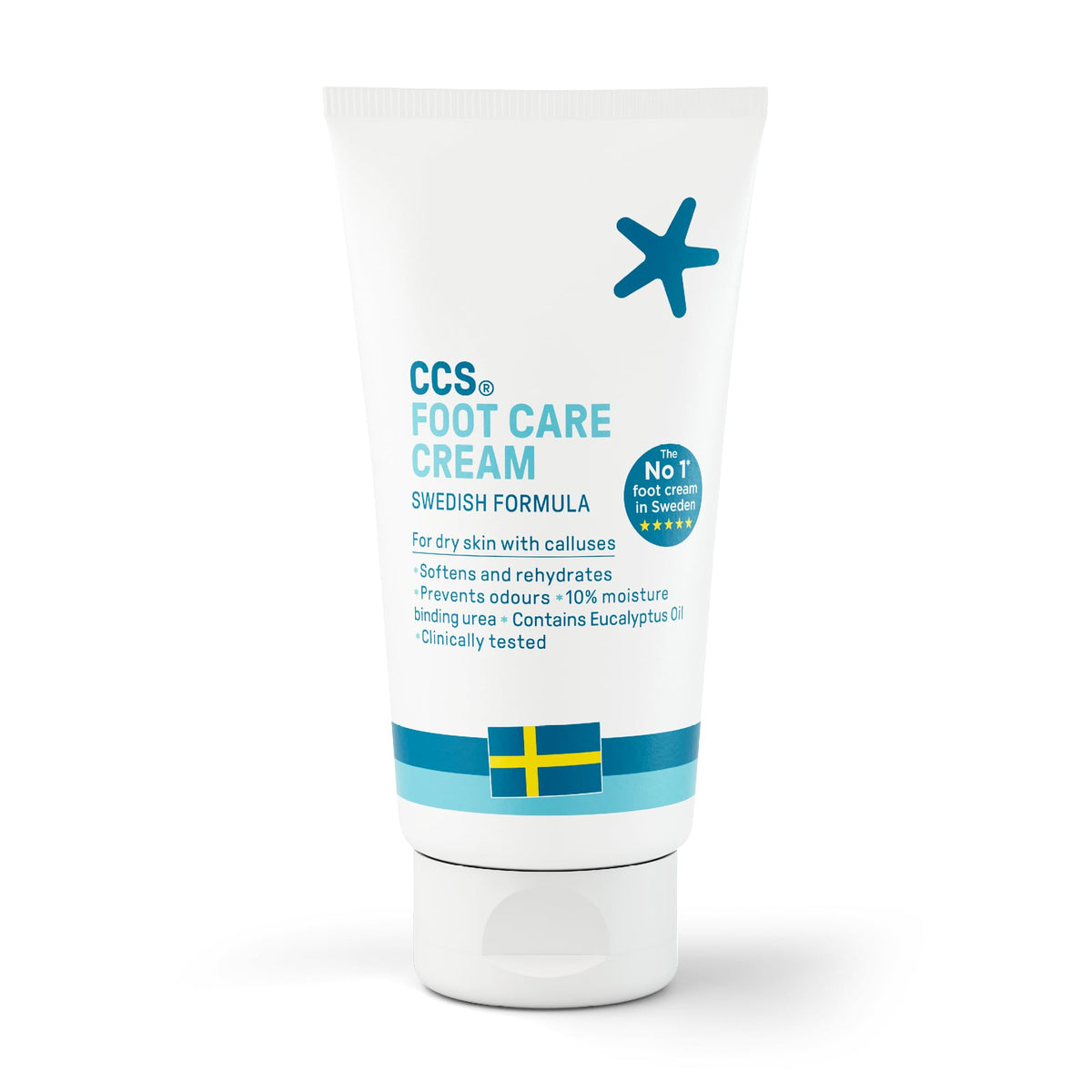 CCS Foot Care Cream - Cracked Heels & Dry Skin Relief | 10% Urea | 75ml