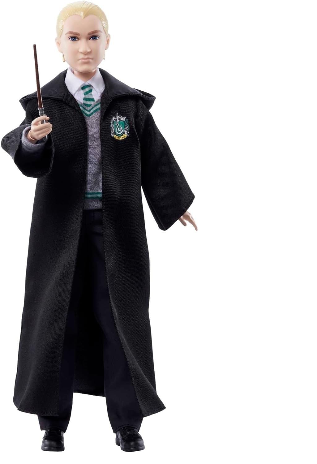 Harry Potter Draco Malfoy Action Figure - 11-Point Articulation, Hogwarts Uniform & Wand - Collectible Toy for Kids 6-12 1