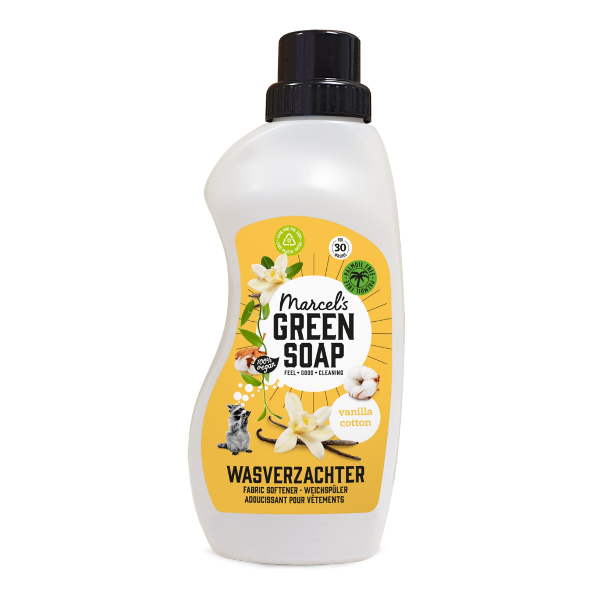 Marcel's Green Soap - Vanilla & Cotton Fabric Conditioner (900ml) 1