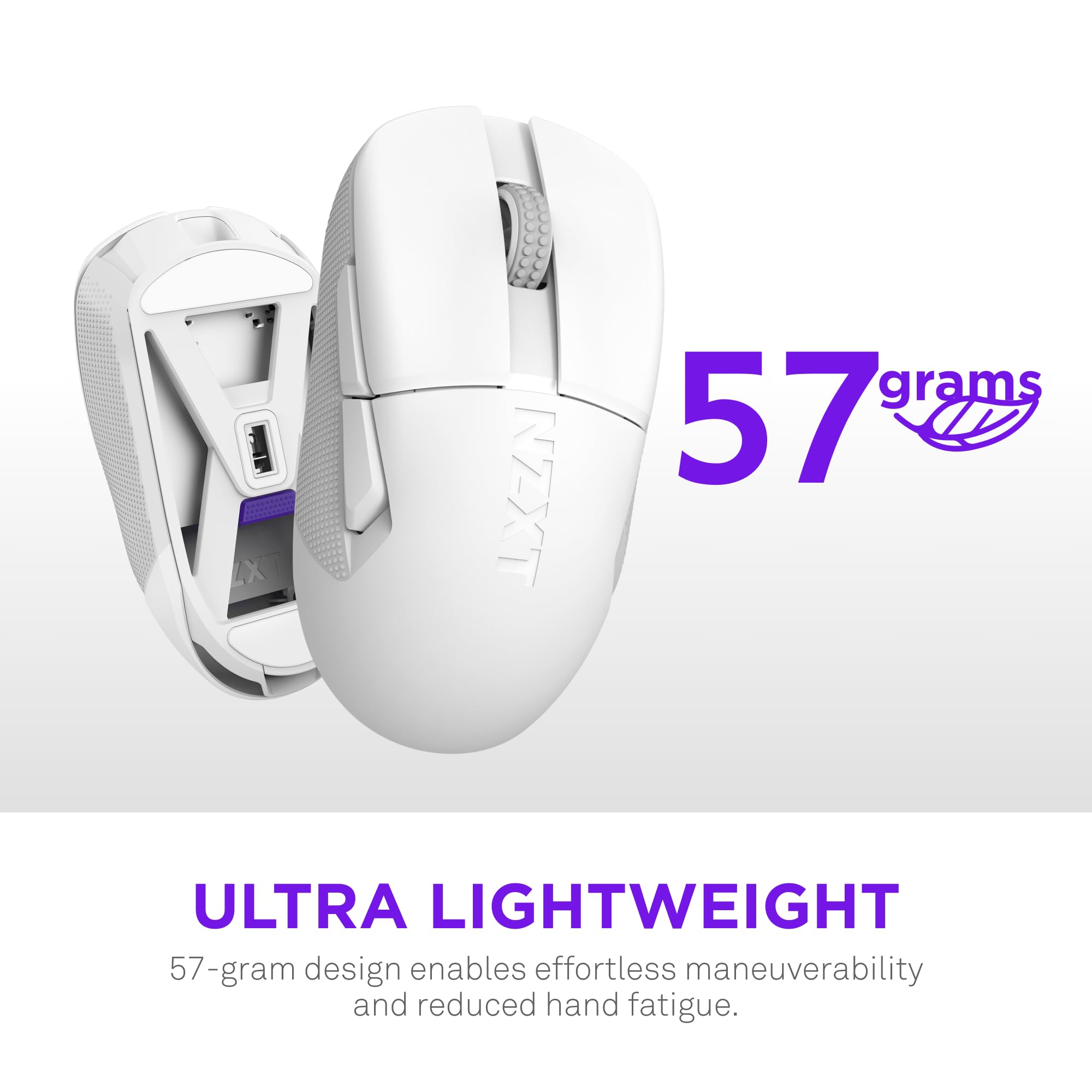 NZXT Lift Elite Wireless Gaming Mouse - 57g Ultra-Lightweight with 4K/8K Polling Rate 11