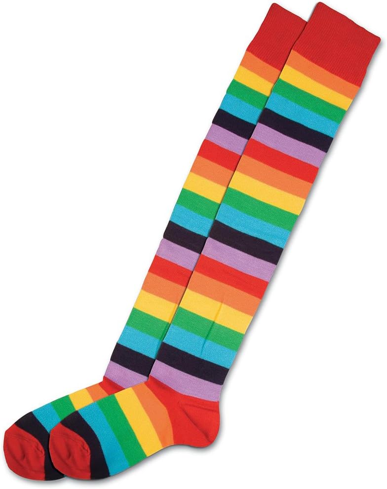 Bristol Novelty Clown Socks, Multi-Colour, Unisex Adult, One Size