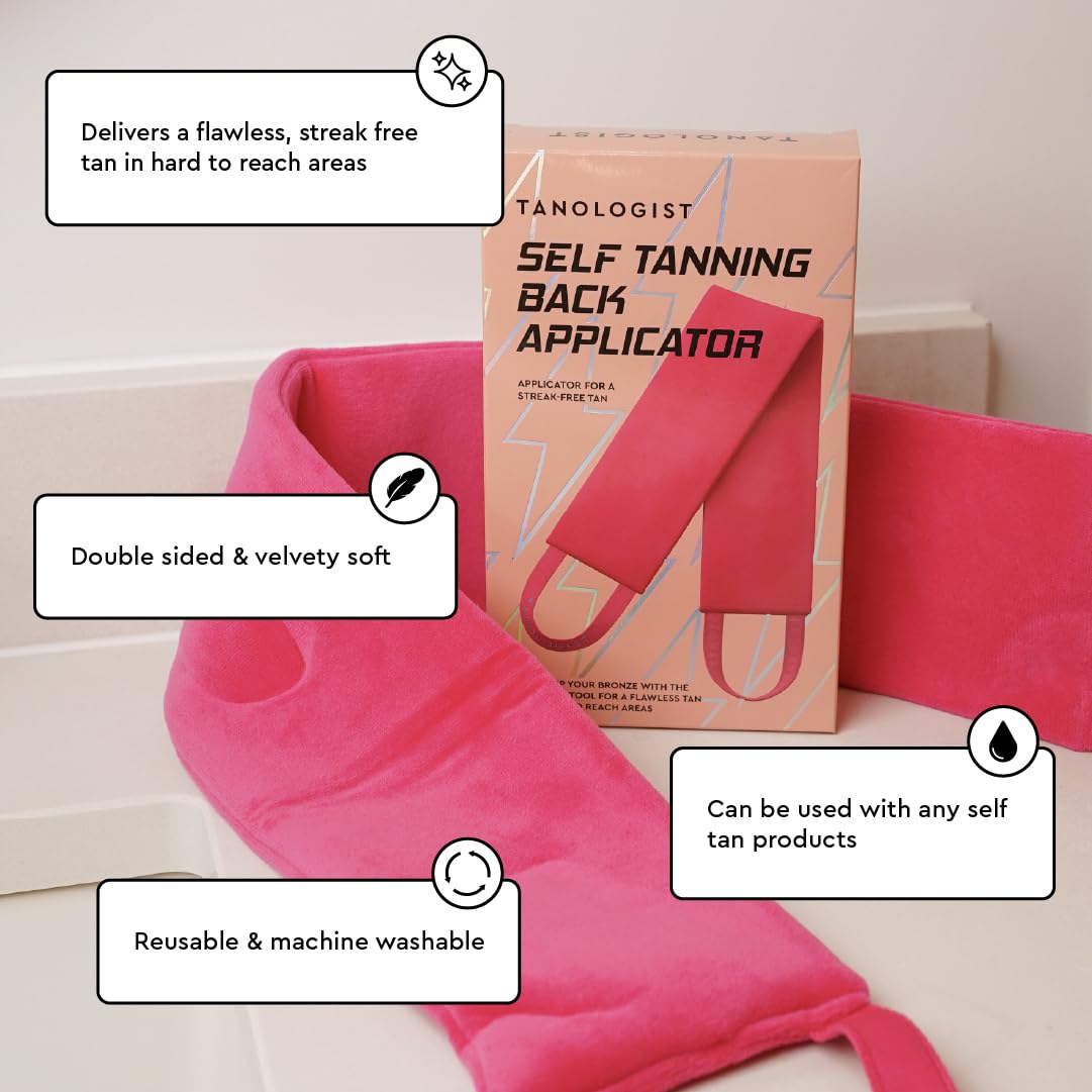 Tanologist Self-Tanning Back Applicator - Reusable, Machine Washable, 1 Count
