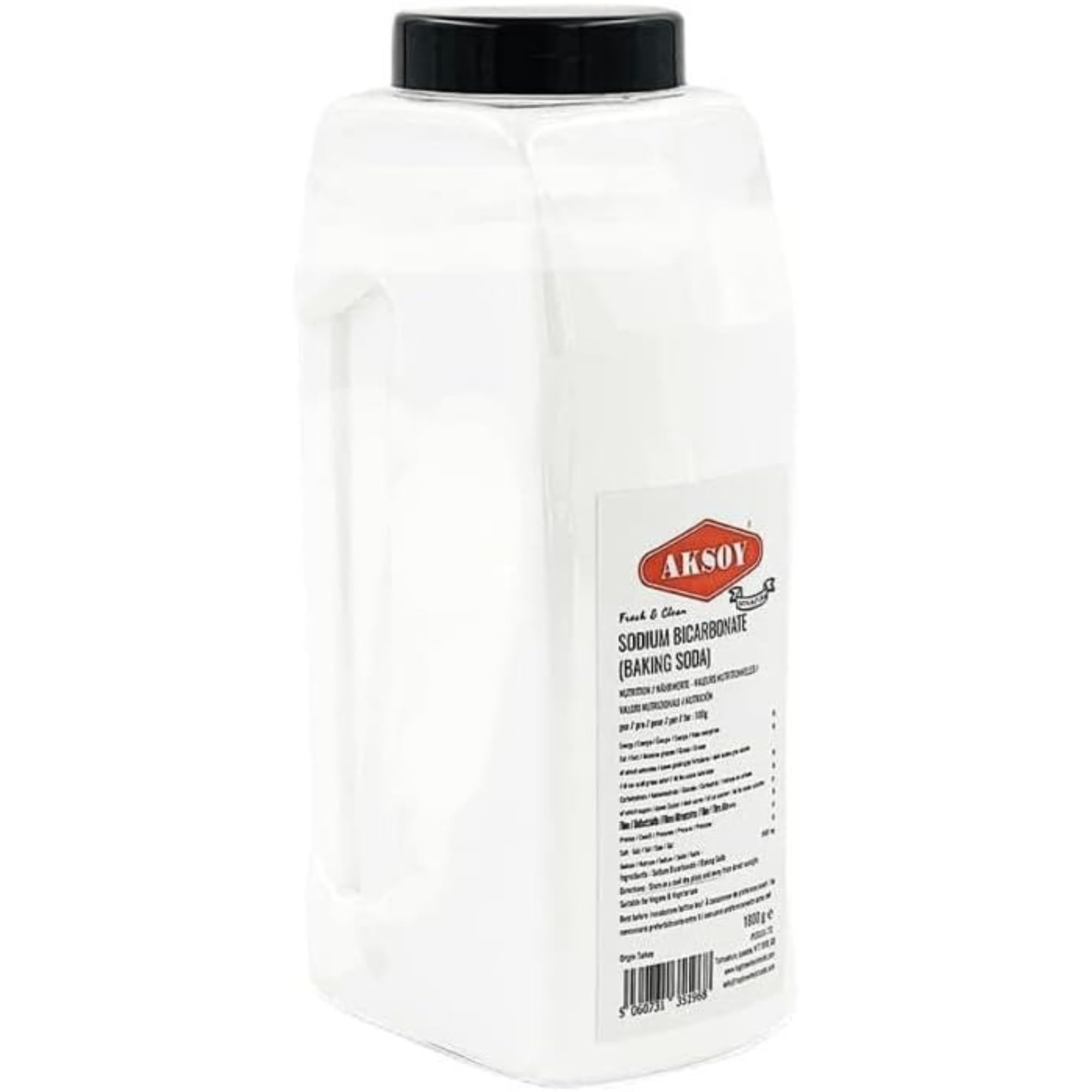Aksoy - Pure Baking Soda 1KG | Sodium Bicarbonate Powder for Baking & Cleaning 1