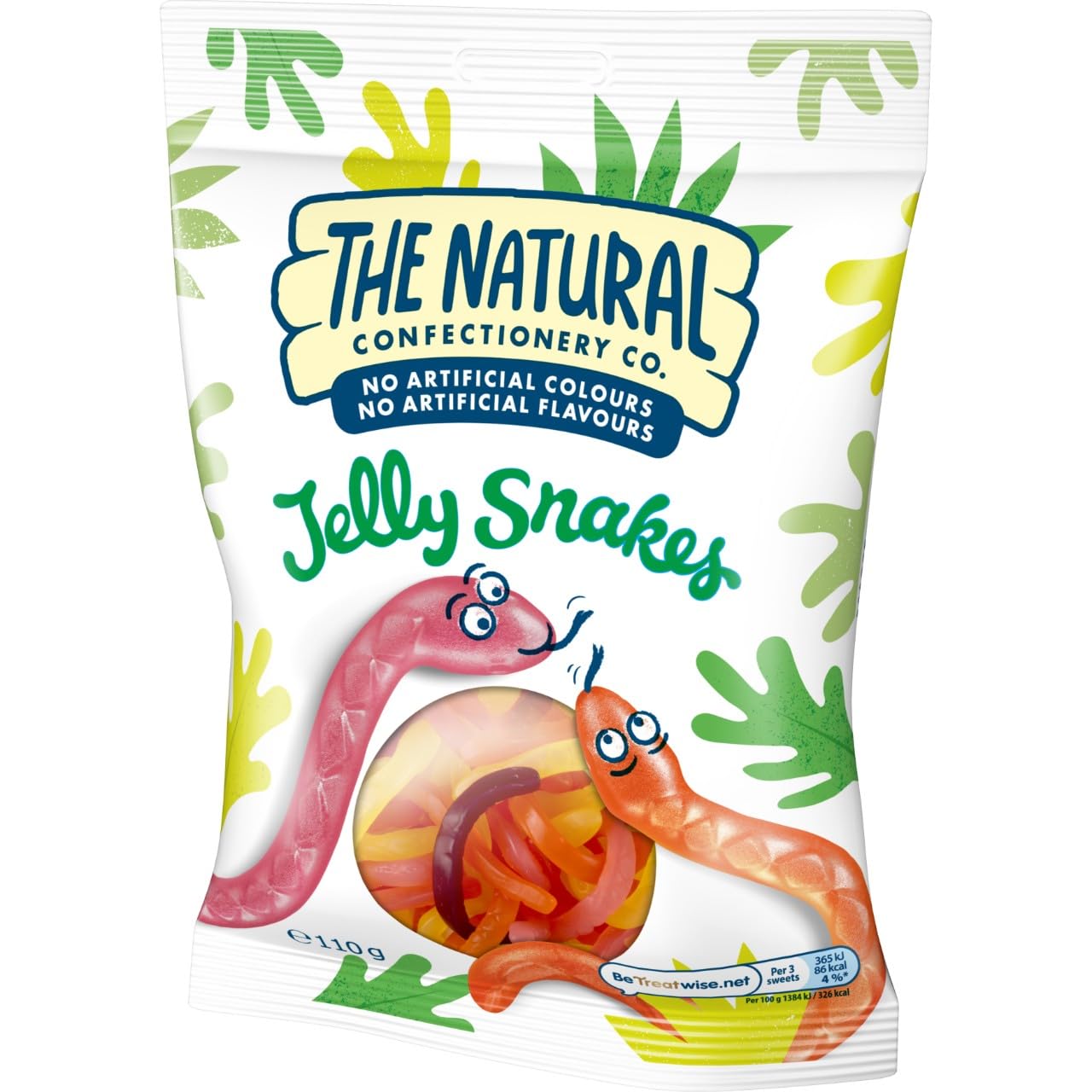 TNCC Jelly Snakes - Assorted Fruit Gummies | 110g Pack