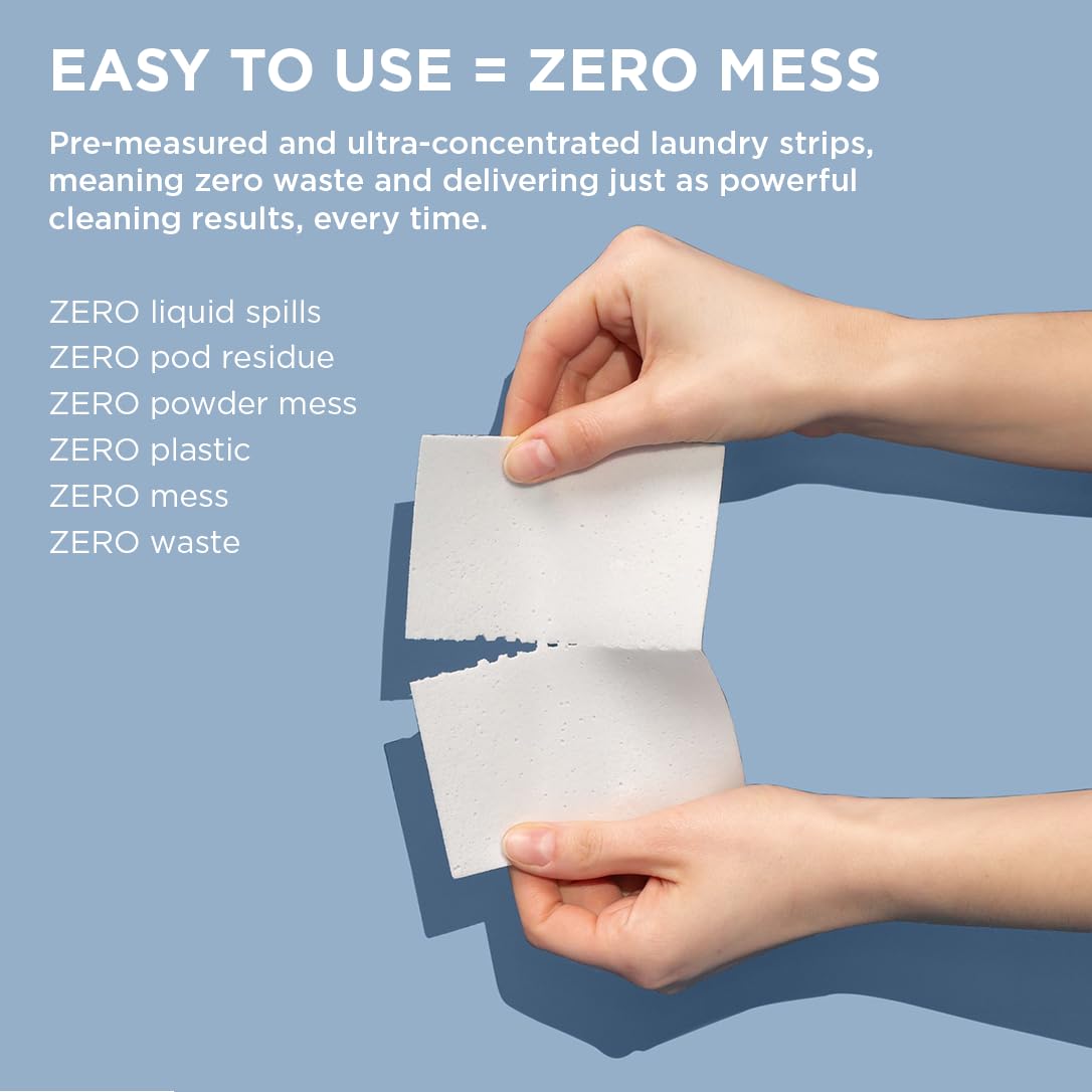 The Lab Co. - Laundry Detergent Strips Sheets (64 Loads, Eco Ultra-Concentrated) 4