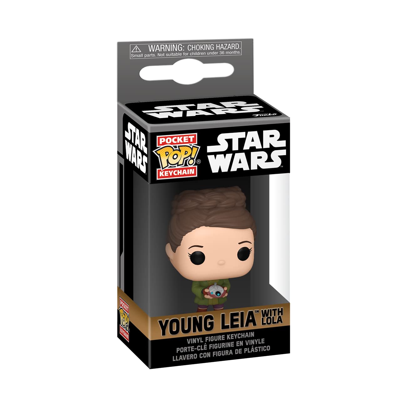 Funko Pop! Keychain - Obi-Wan Kenobi & Young Leia Organa Vinyl Figure - Star Wars Collectible 10