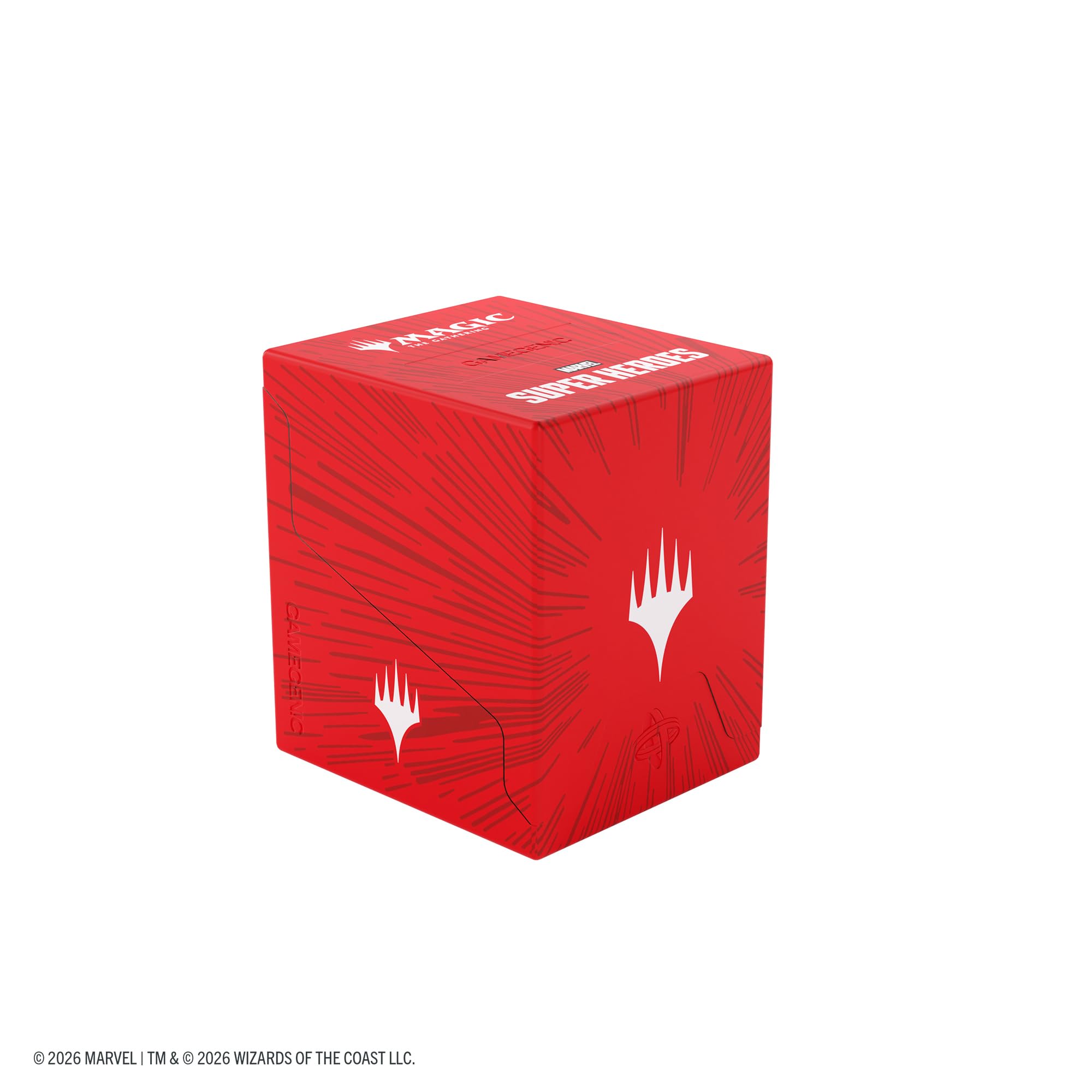 Gamegenic Bastion 100+ XL Deck Box - Holds 100 Double-Sleeved Cards | Snap-Open Design | Marvel Design 2