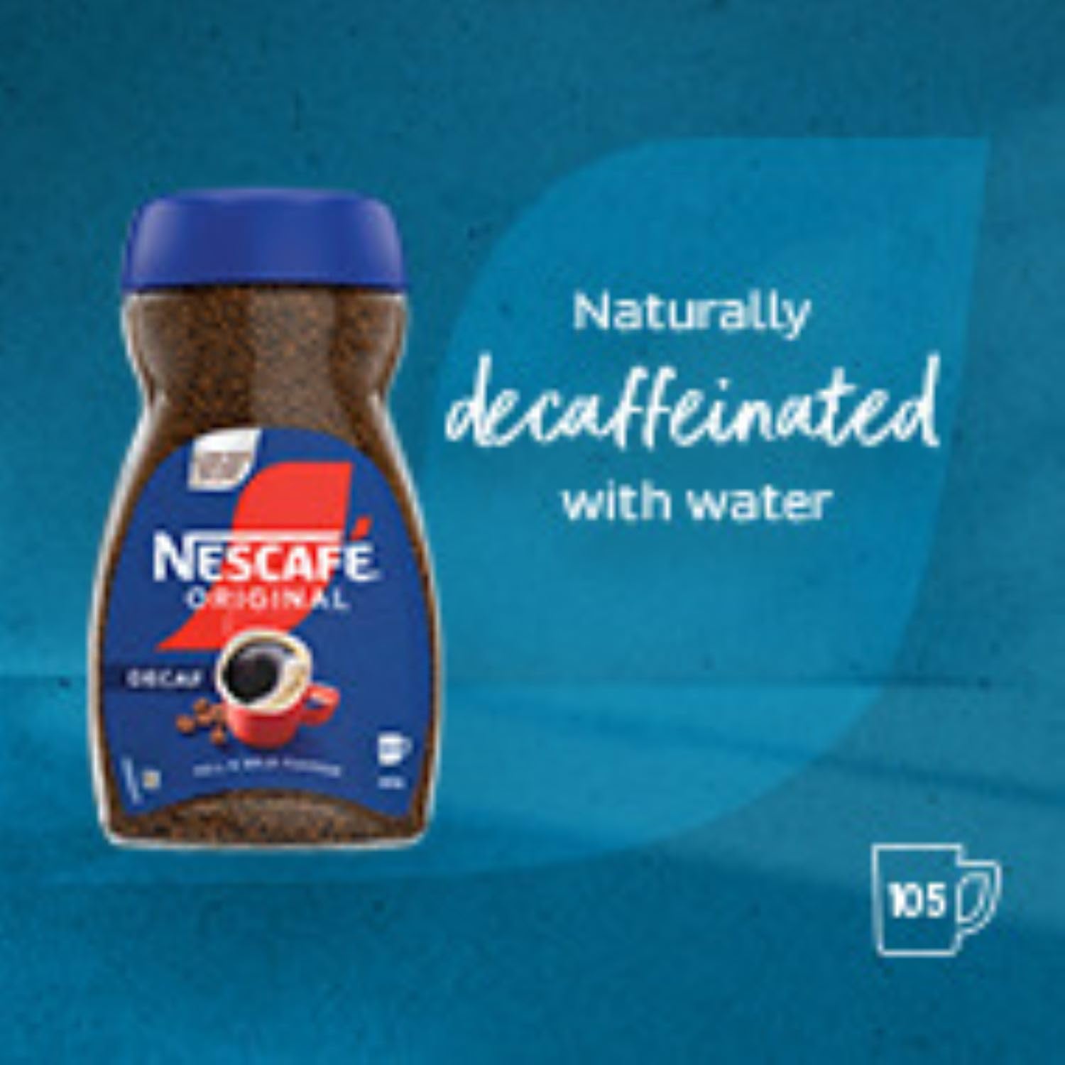 NESCAFÉ Original Decaf Instant Coffee 190g - Rich Aroma, Full and Bold Flavor 3