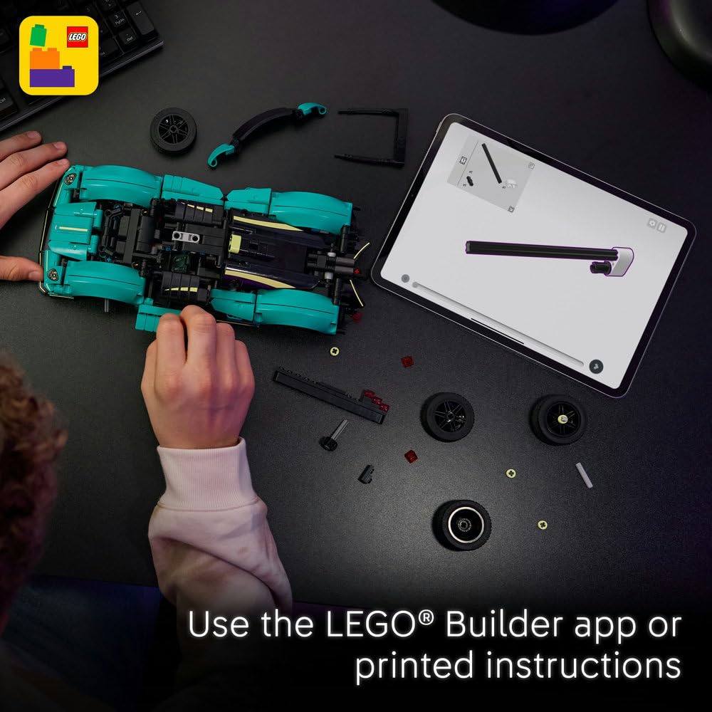 LEGO Technic Aston Martin Valkyrie Buildable Car Model Kit - 707-Piece Vehicle Toy for Kids 9+ 3