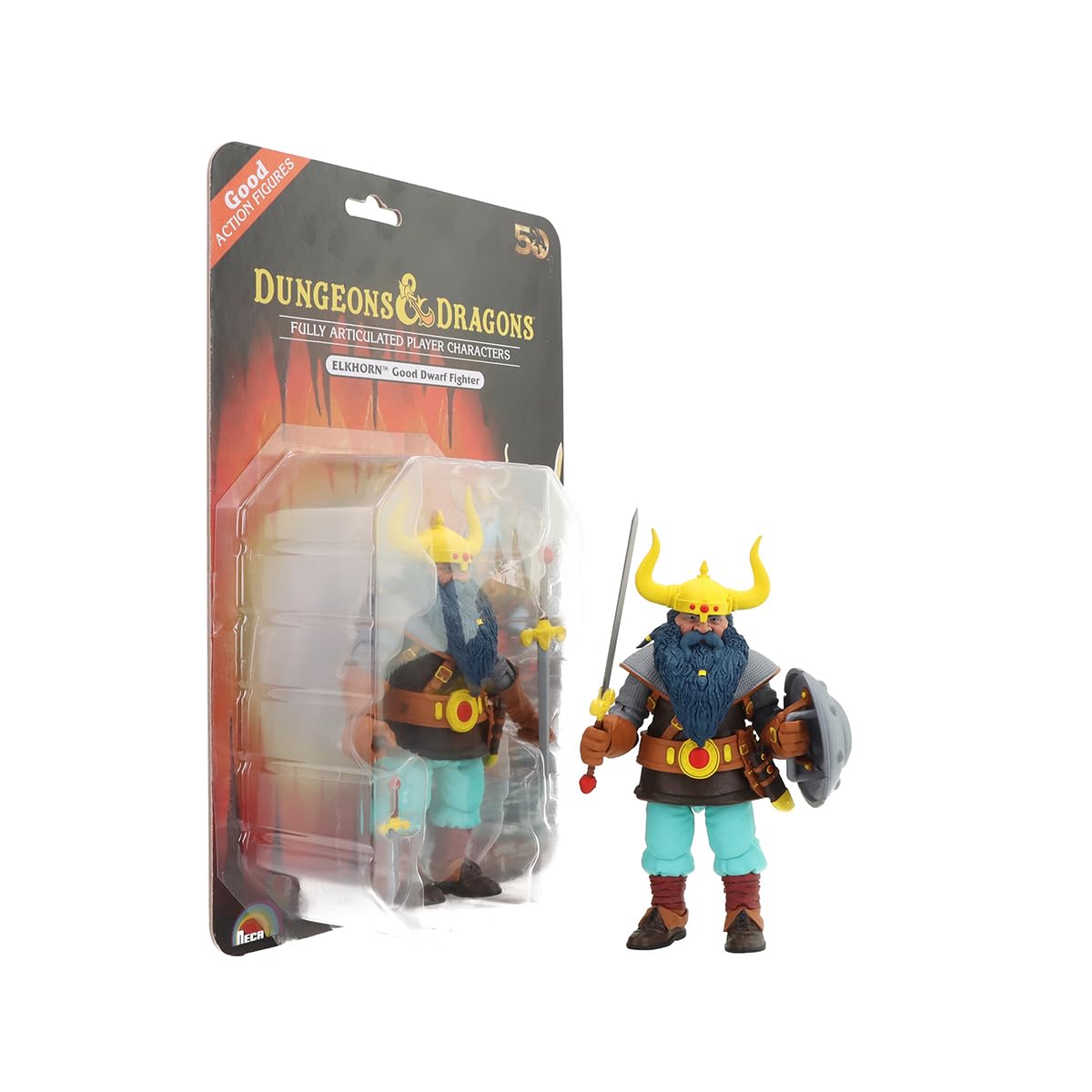 WizKids Dungeons & Dragons Elkhorn Action Figure | 7" Scale | 50th Anniversary Limited Edition 1