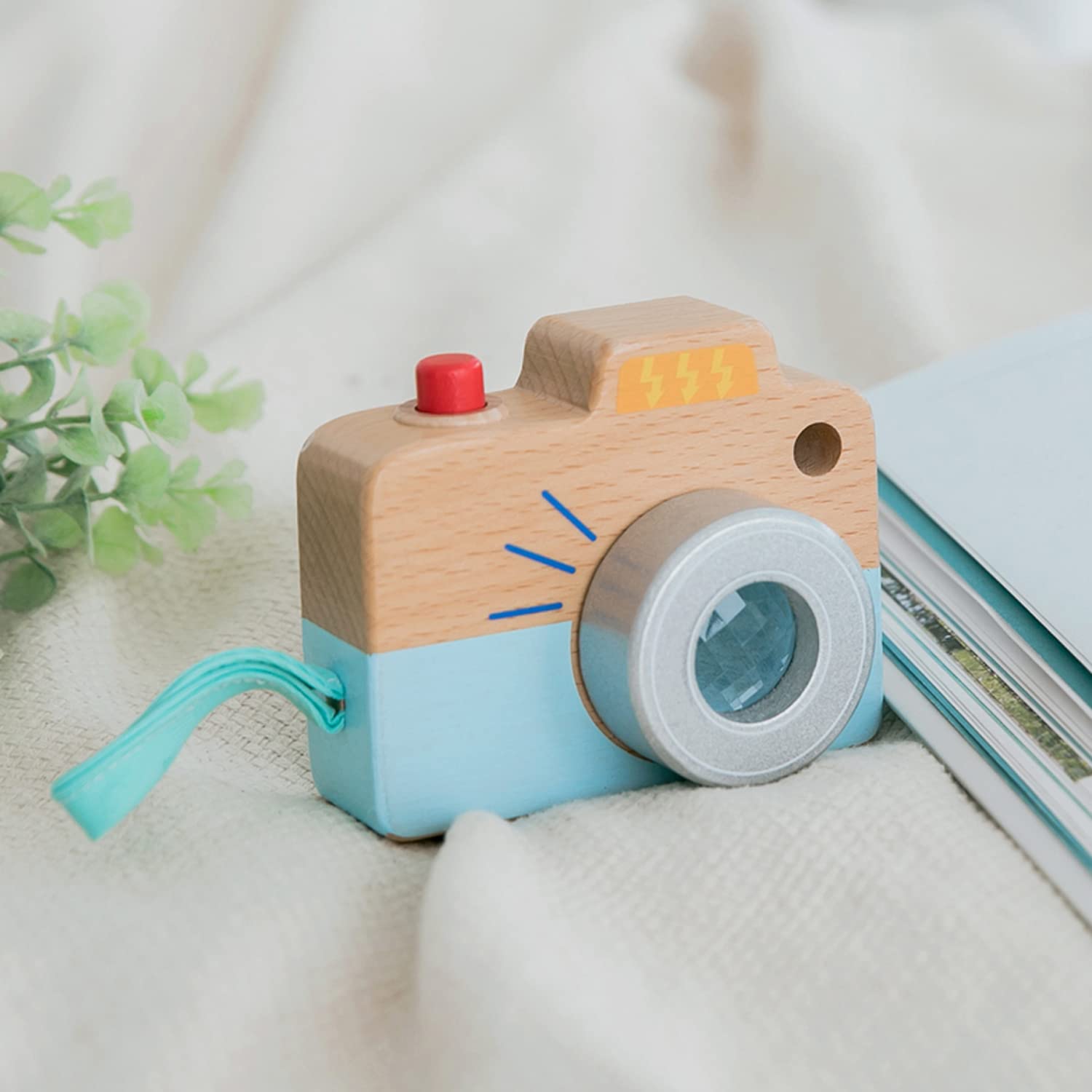 New Classic Toys Wooden Camera - Educational Color Perception Toy for Toddlers 18 Months+ 13