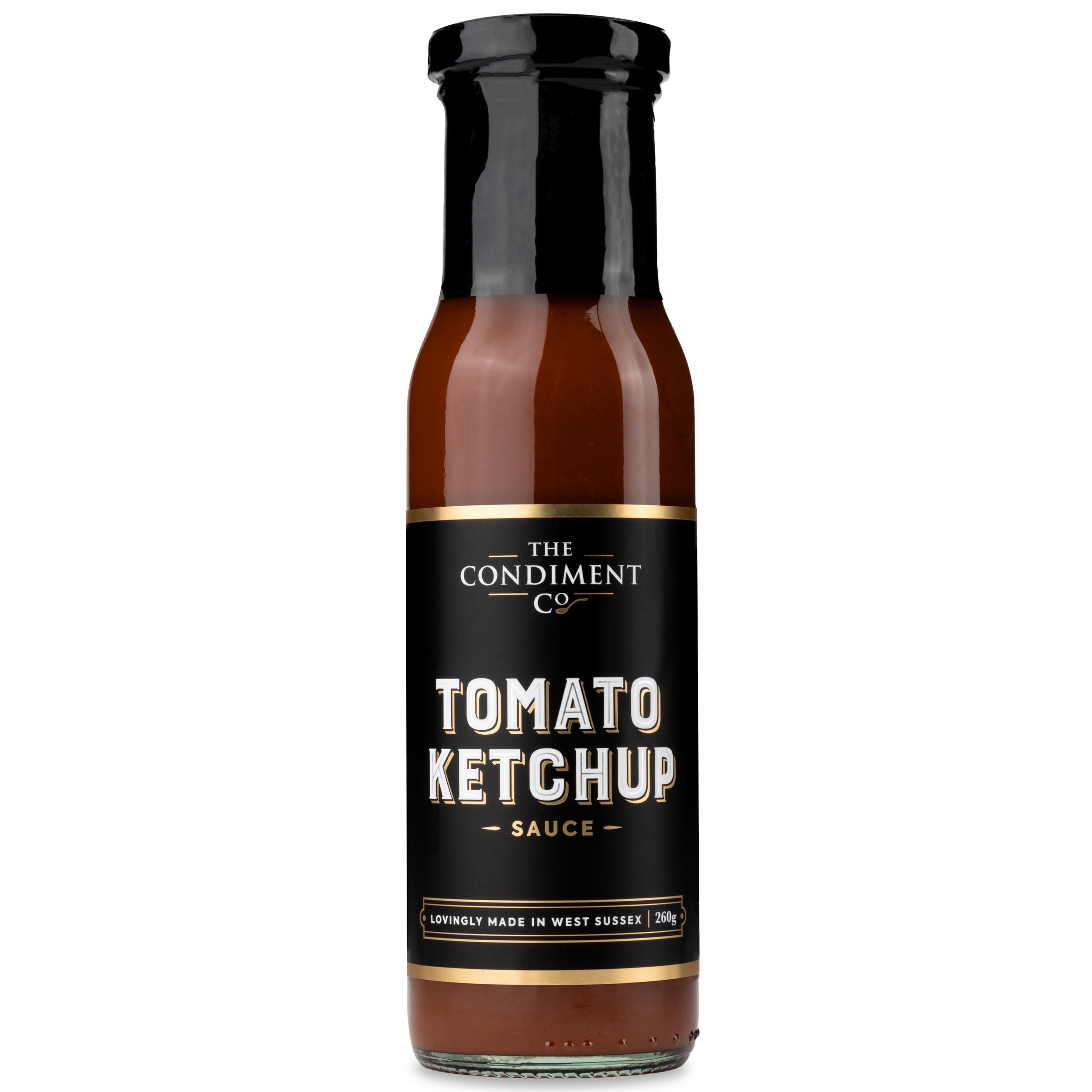 The Condiment Company Tomato Ketchup - Rich Classic Flavour, Vegan & Gluten Free | 260g Bottle