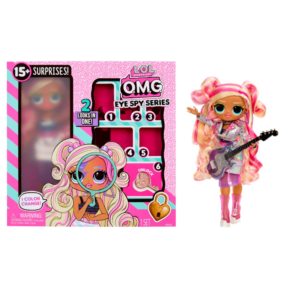 L.O.L. Surprise! OMG Eye Spy Series - Rockstar Fashion Doll with Fashions & Accessories 1