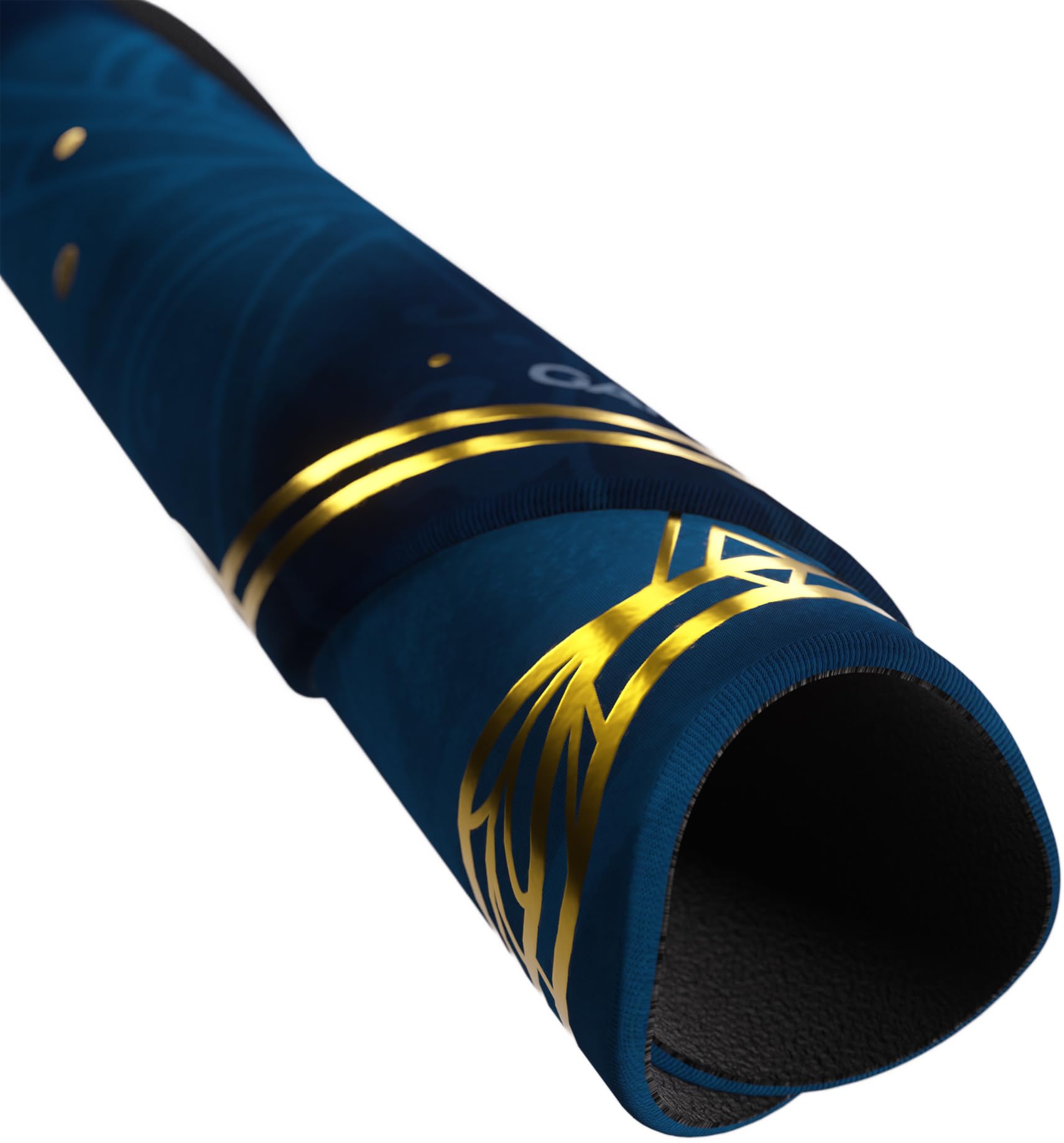 Gamegenic Take Time Game Mat - Premium Rubber Surface | Gold Foil Accents | 2mm Thick 4