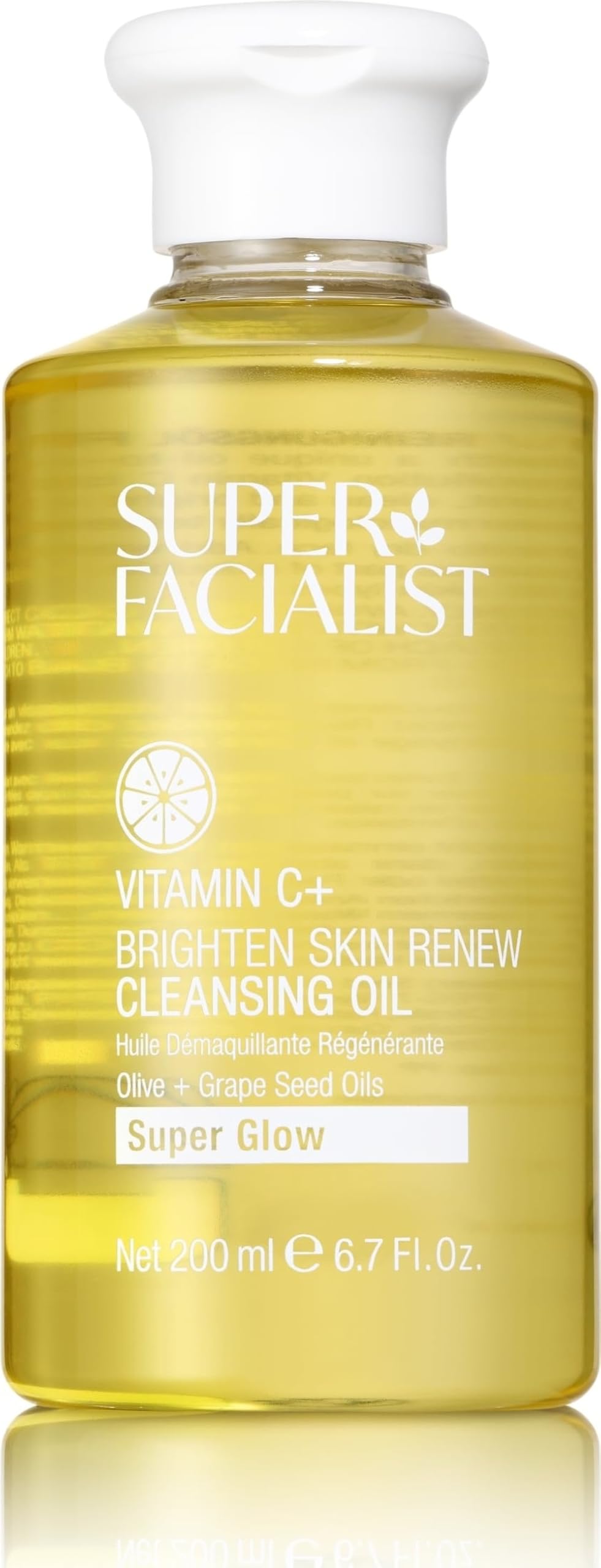 Super Facialist Vitamin C Face Cleansing Oil - Makeup Remover, Hydrating, All Skin Types, 200ml