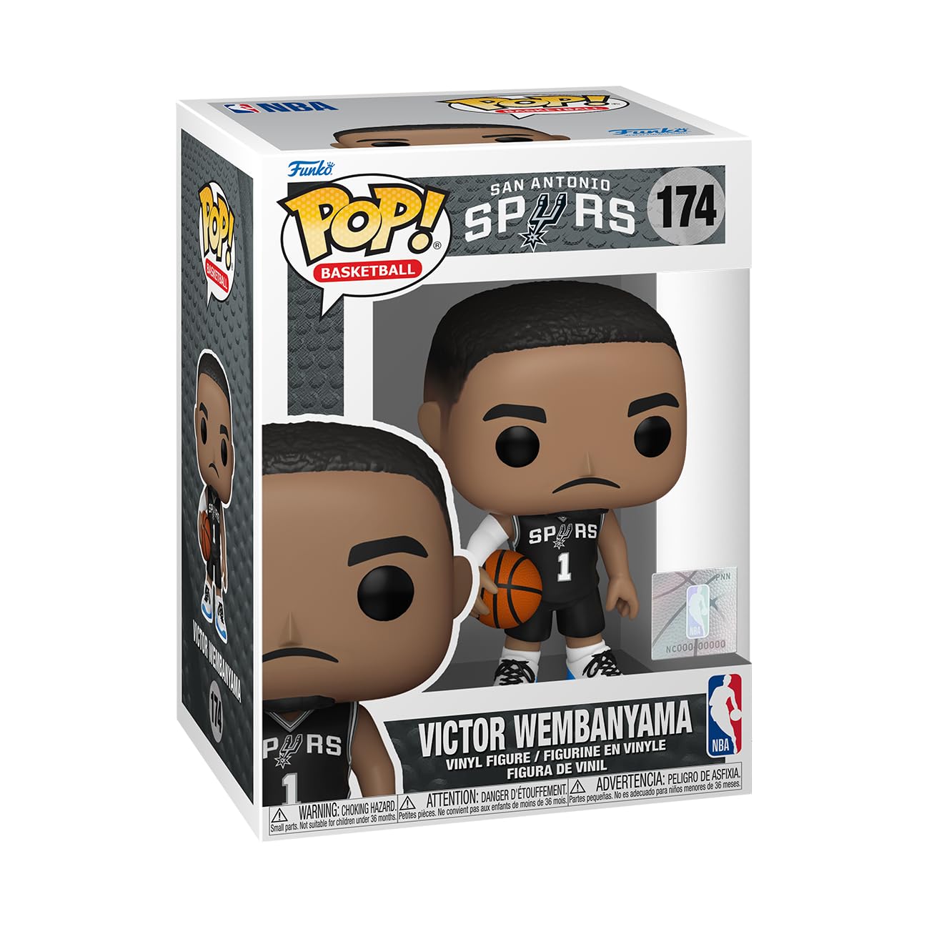 Funko Pop! NBA: Spurs - Victor Wembanyama Vinyl Figure (75120) 9