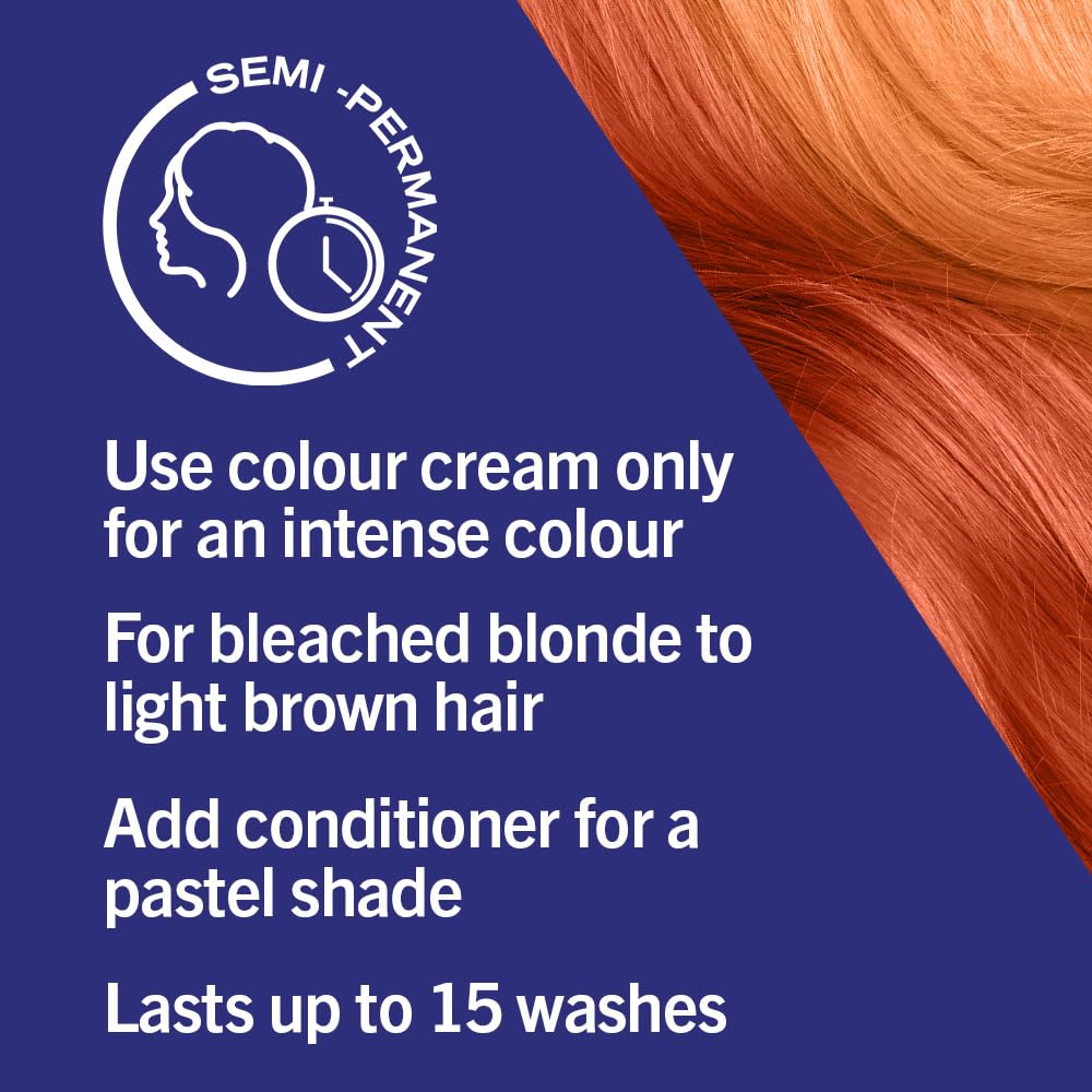 Schwarzkopf LIVE Ultra Brights Vibrant Orange Semi-Permanent Hair Dye 085 4