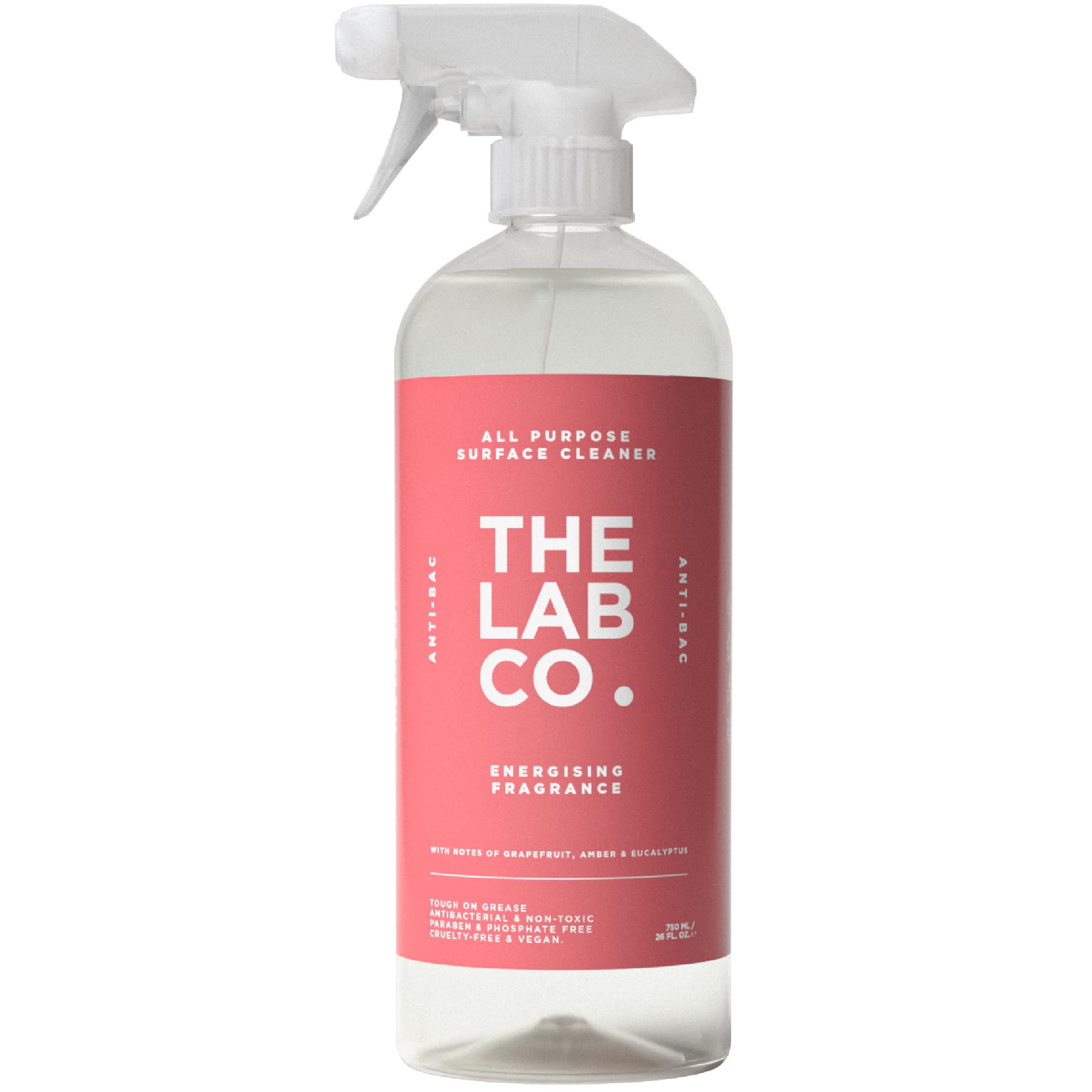 The Lab Co. Antibacterial All Purpose Cleaner - Multi Surface, Streak Free | 750 ml