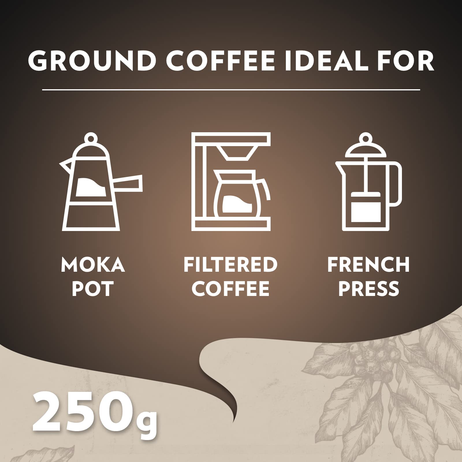 Lavazza Espresso Italiano Classico - Ground Coffee 6 x 250g 7