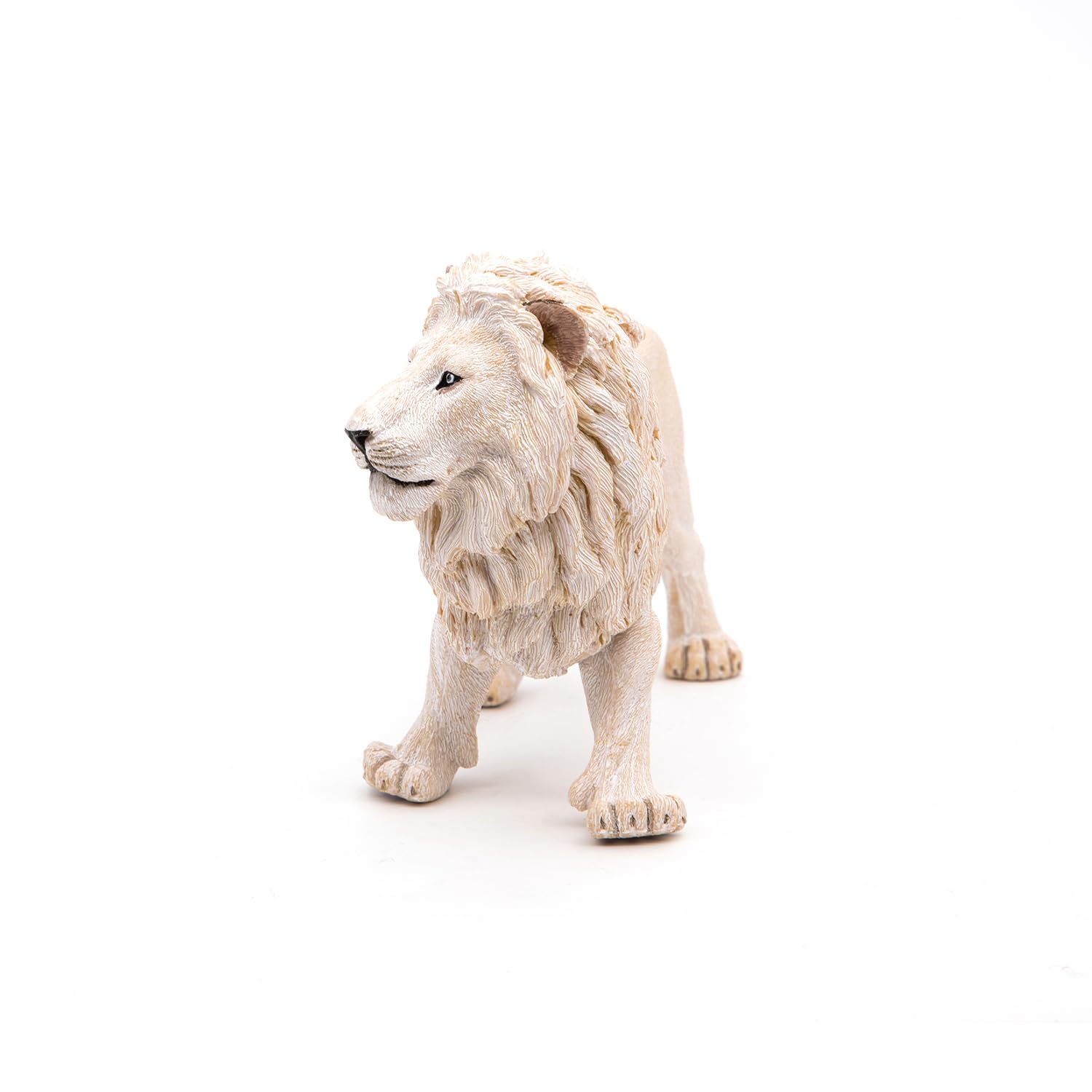 Papo White Lion Figurine - Wildlife Action Figure for Imaginative Play 4