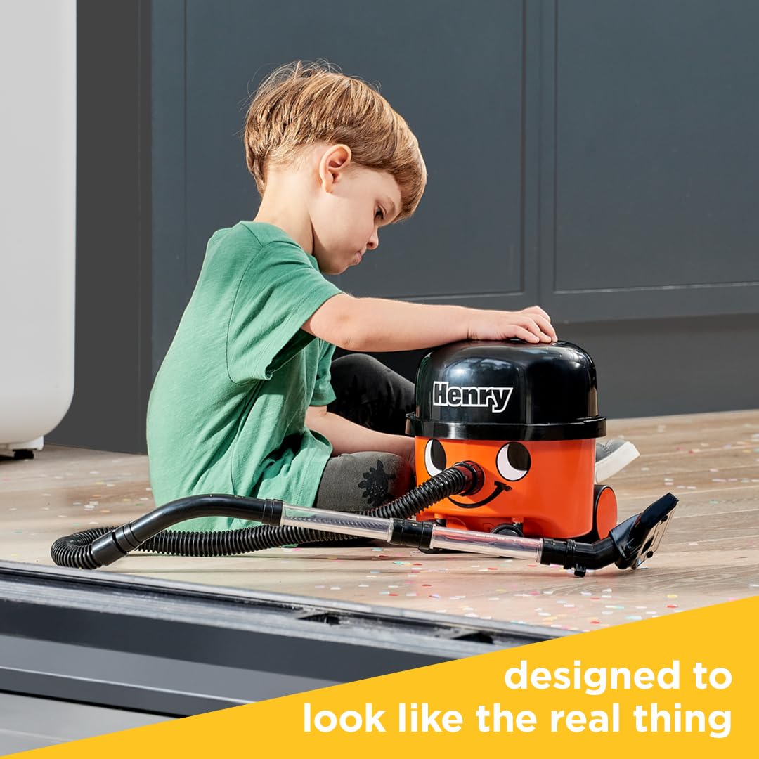 Casdon Henry Vacuum Cleaner Toy - Real Working Suction for Kids 3+