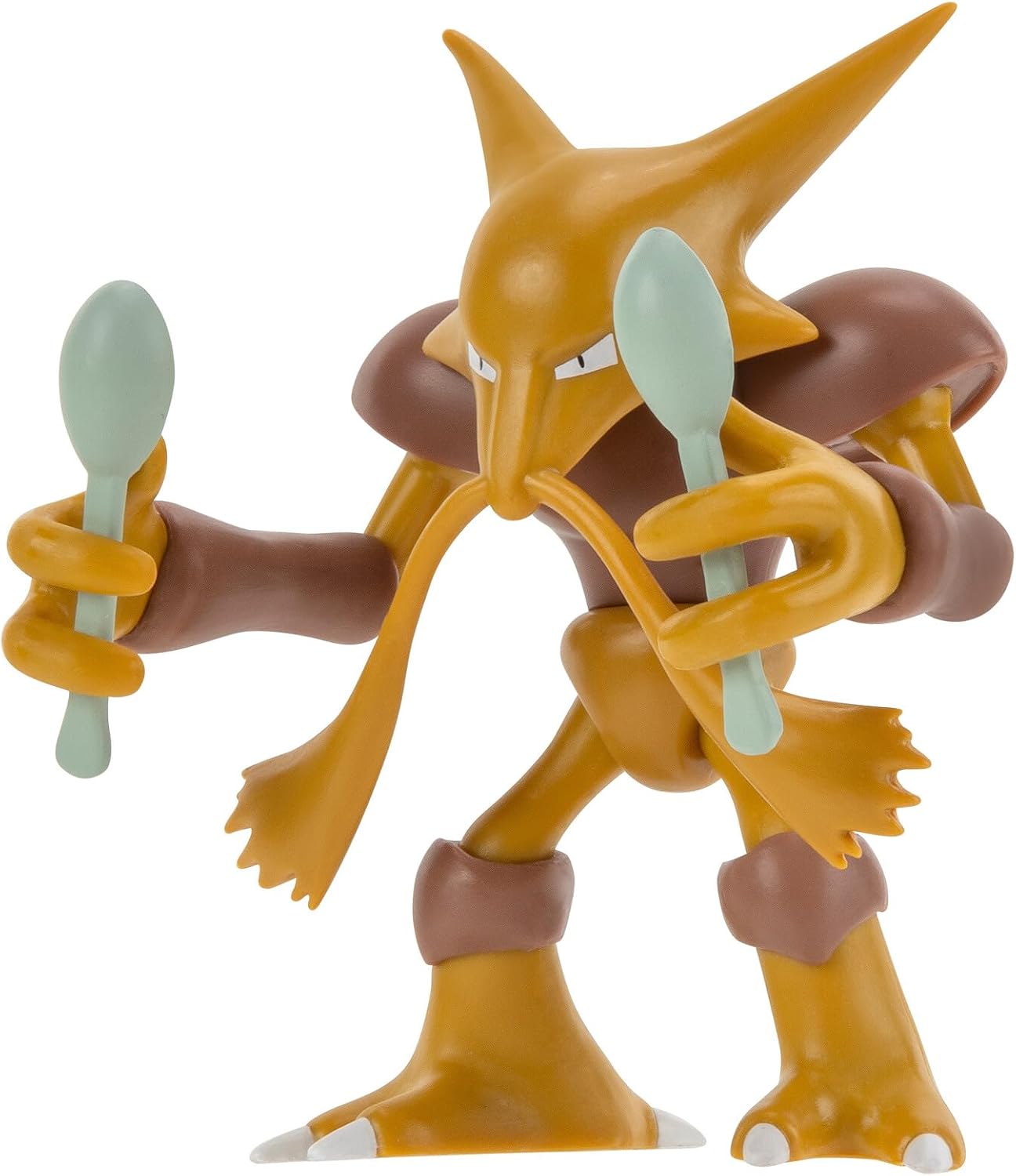 Pokémon Alakazam 4.5" Battle Figure - Dynamic Articulation, Simsala Color