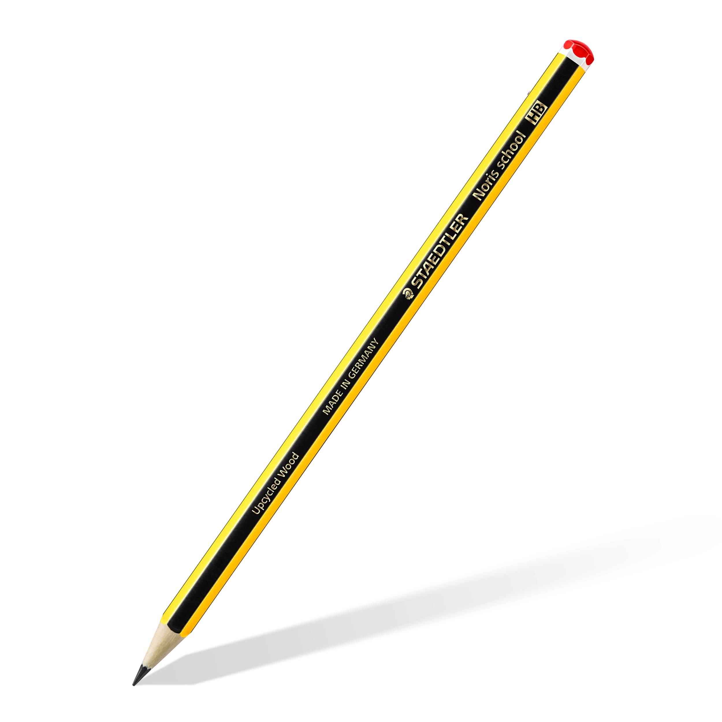 STAEDTLER Noris Graphite HB Pencil Set - 2 Pencils, Pen, Ruler, Sharpener, Eraser | School & Office Use