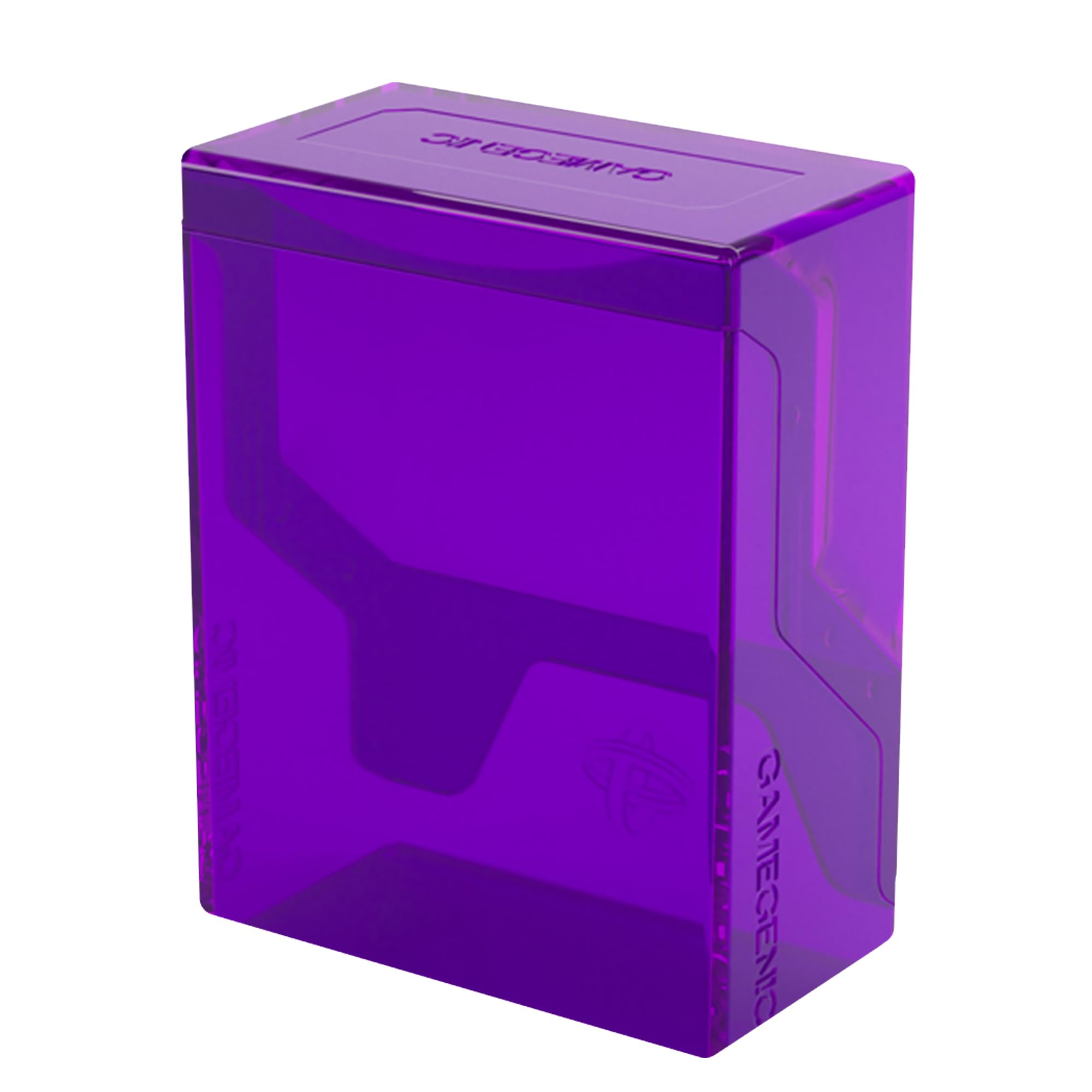 Gamegenic Bastion 50+ XL Deck Box - Compact, Secure Closure | Purple Plastic | 138x44x79mm 1