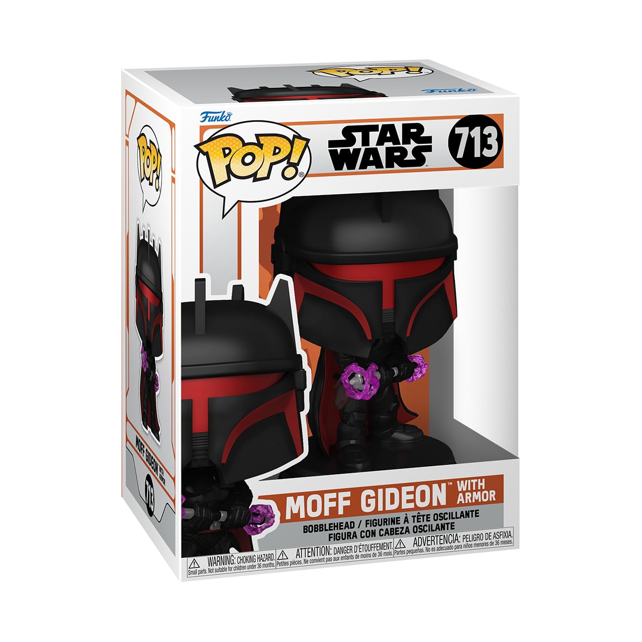 Funko Pop! Star Wars: The Mandalorian - Moff Gideon With Armor Collectible Figure | Vinyl | 3.75 in 1