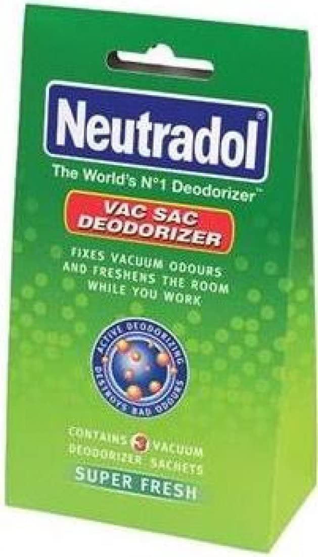 Neutradol Super Fresh Vacuum Deodorizer Satchets (Pack of 6) 1