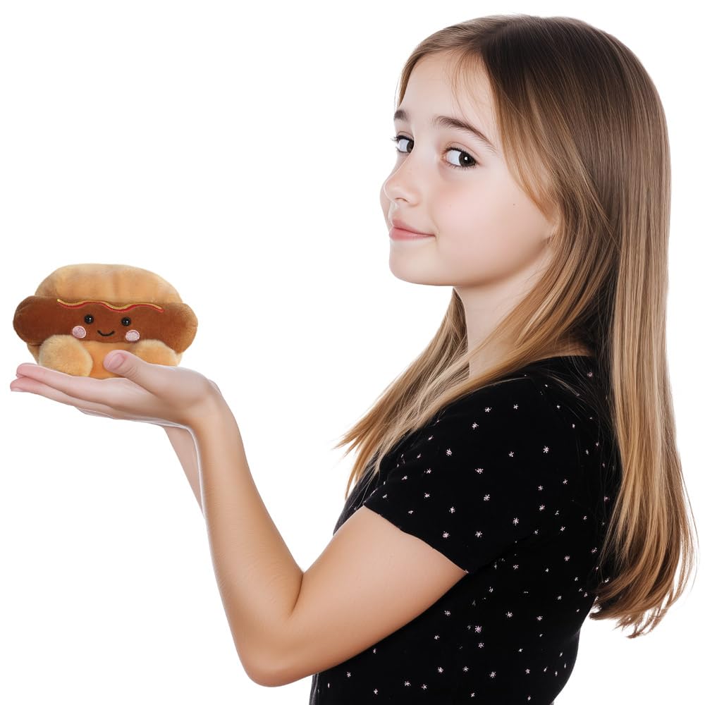 Palm Pals Colson Hot Dog 5In Soft Toy - Aurora Plush Collectible for Kids 8