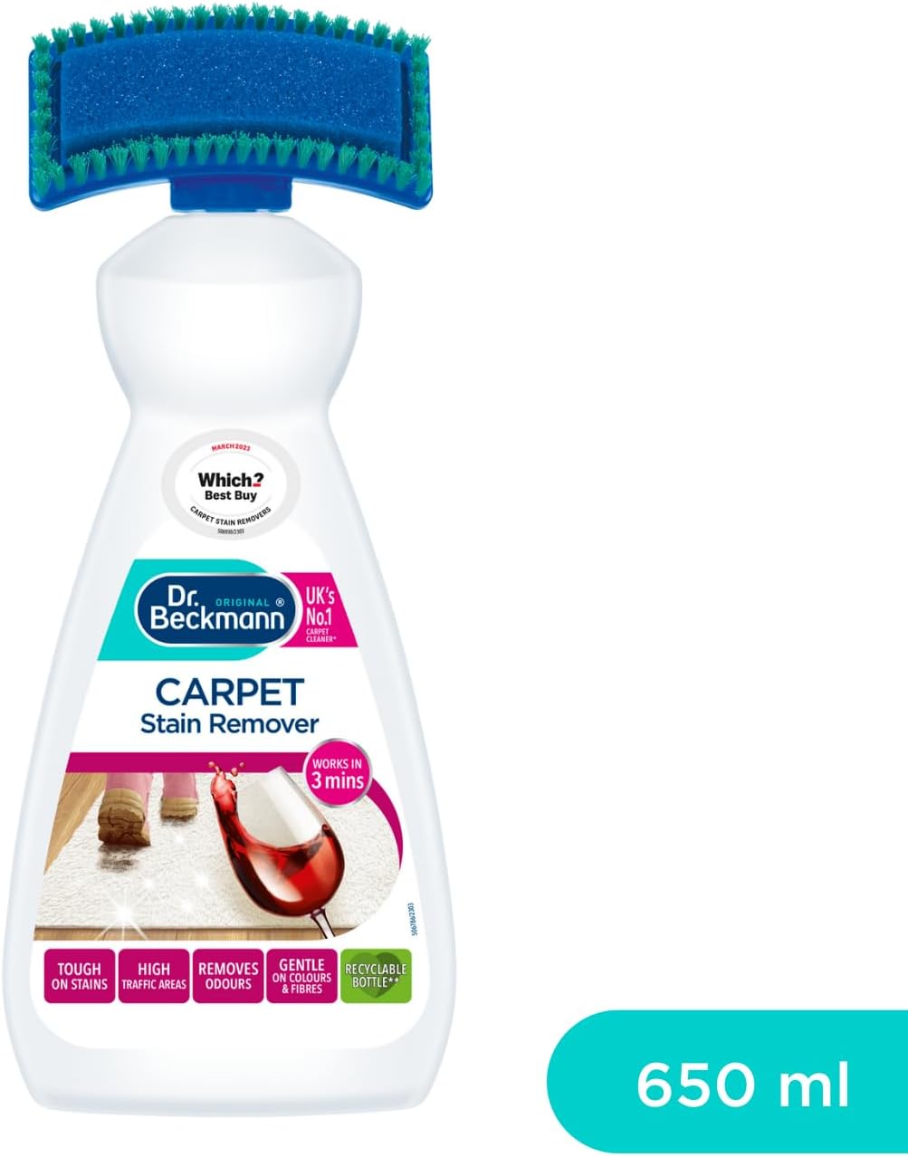 Dr. Beckmann - Carpet Stain Remover with 2-in-1 Brush (650 ml) 13