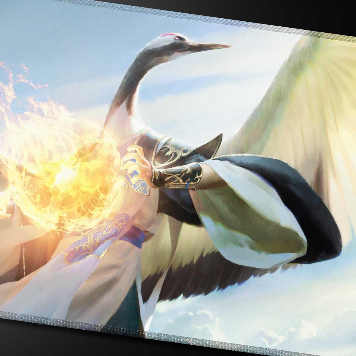 Ultra PRO Commander Series #5 Kykar Stitched Playmat for Magic: The Gathering | 24 in. x 13.5 in. | Non-Slip 1