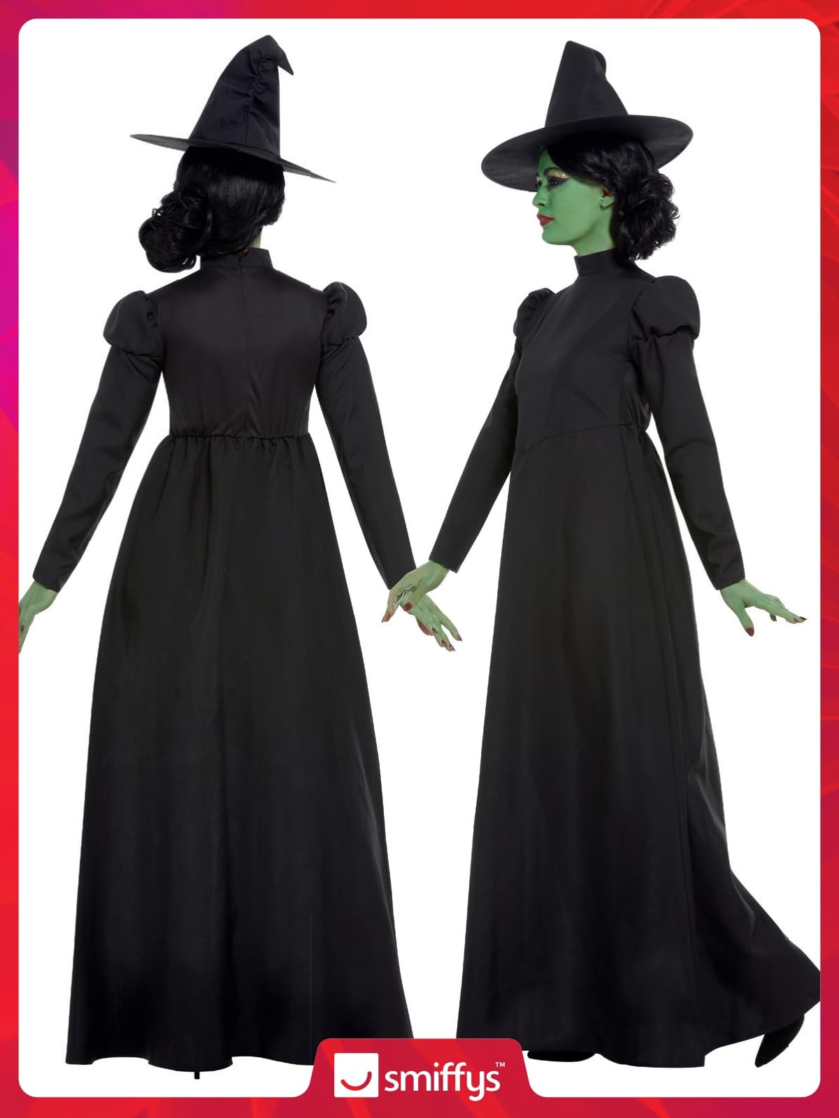 Smiffys Wicked Witch Costume - Adult Women's Size 5