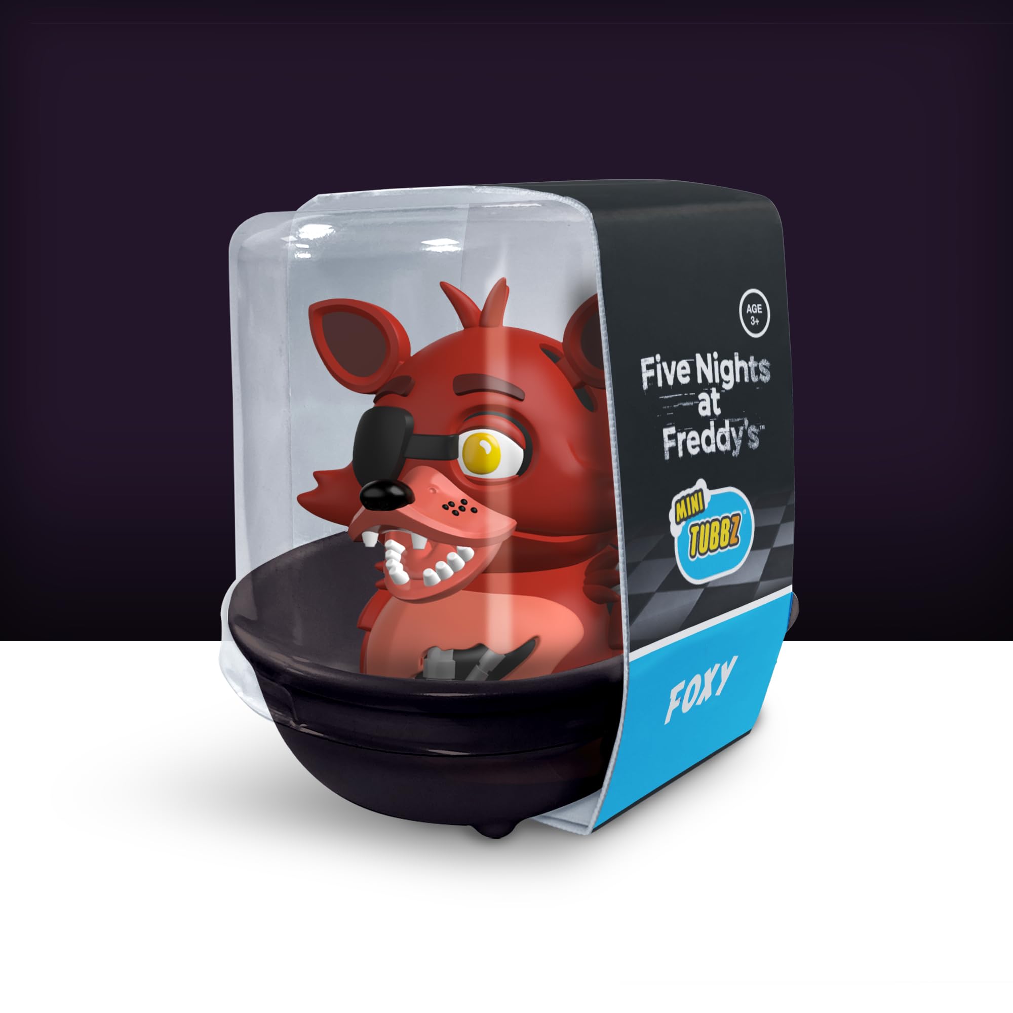 TUBBZ Five Nights At Freddy's Foxy Mini Cosplaying Rubber Duck Vinyl Figure | Approx. 5cm Tall | Collectible 5