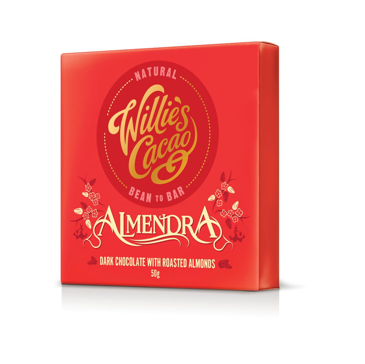 Willie's Cacao - Almendra 70% Dark Chocolate with Roasted Almonds Bar - 50g
