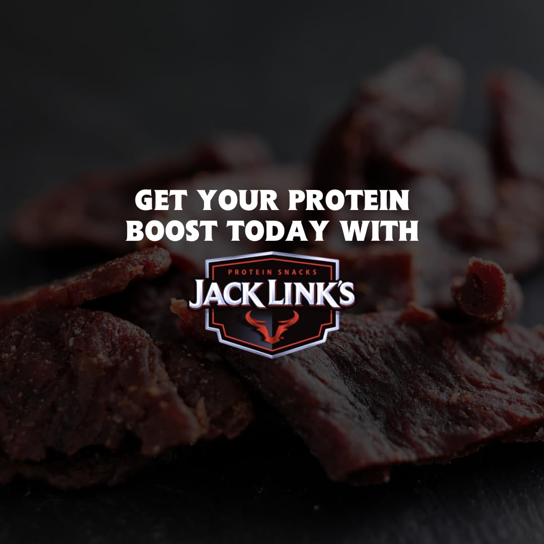 Jack Link's Biltong Jerky Original - Pack of 12 x 20g, Gluten Free High Protein Beef Snack 2