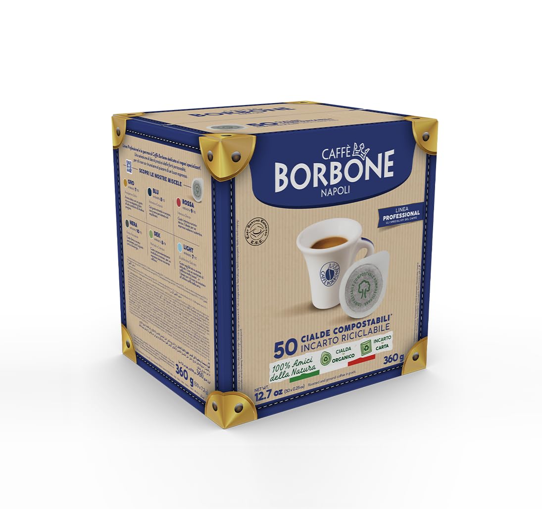 Caffè Borbone Gold Blend Compostable Coffee Pods - 50 Pods - ESE 44mm Compatible 3