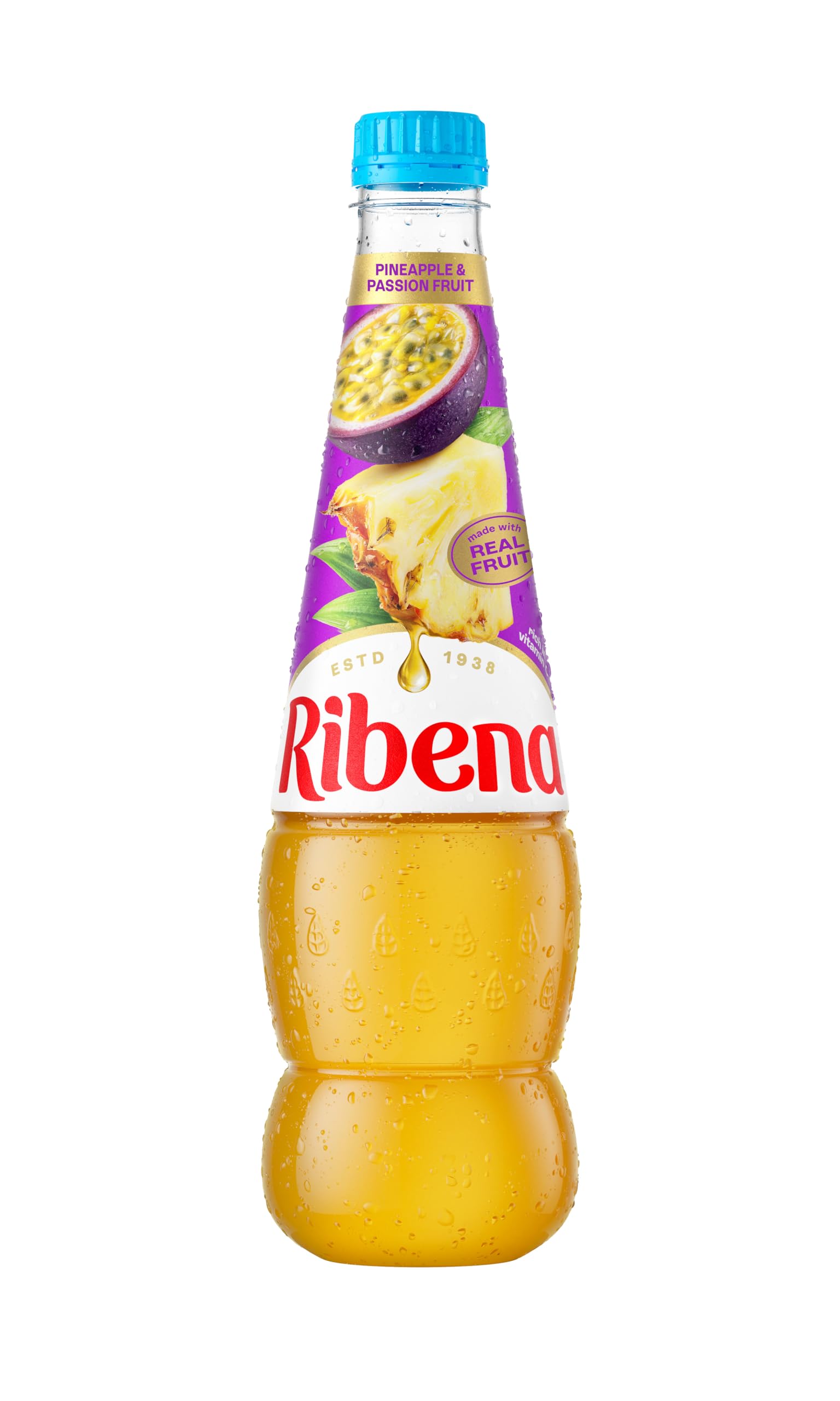 Ribena - Pineapple and Passion Fruit Juice Drink No Added Sugar 850ml 1