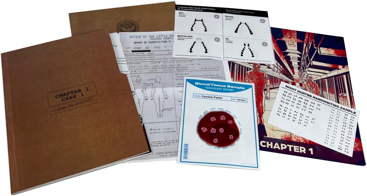 University Games The Night Hunter Murder Mystery Party Game