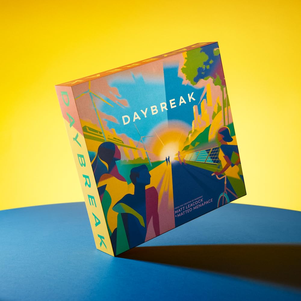 CMYK Daybreak - Cooperative Engine Building Board Game | 1-4 Players | 60-90 Min Playtime