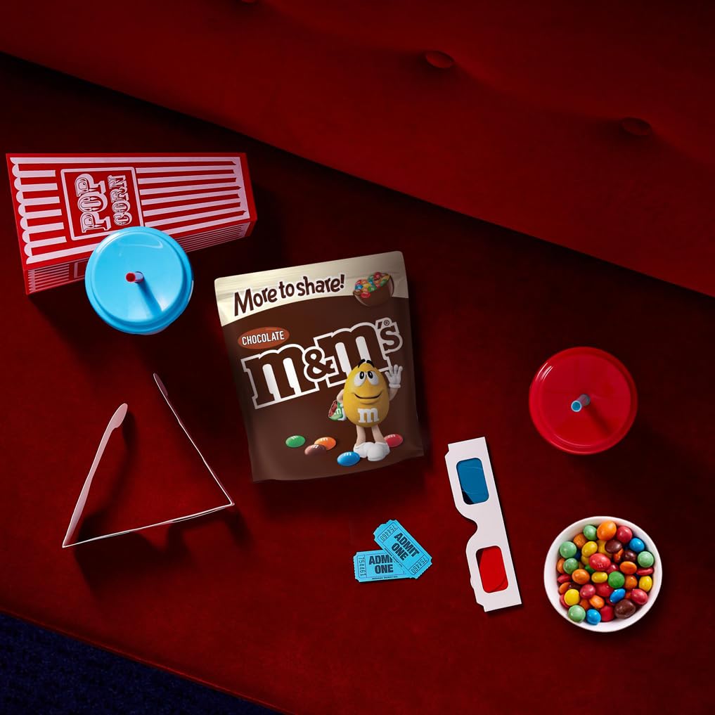 M&M's Chocolate More to Share Pouch - Milk Chocolate, 200g | Resealable Bag 3