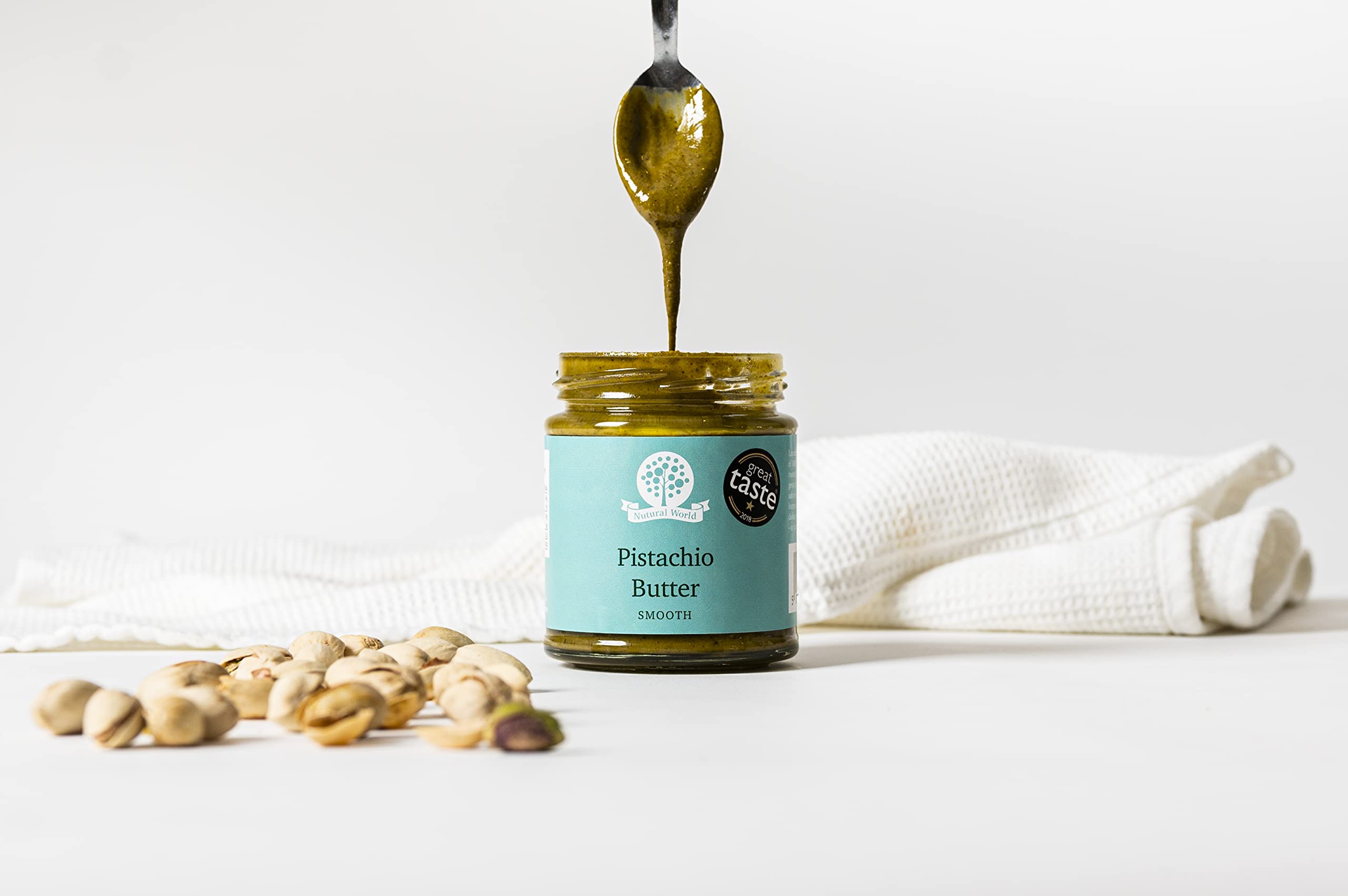 Nutural World Smooth Pistachio Butter - 100% Pure Pistachio | 1kg 3