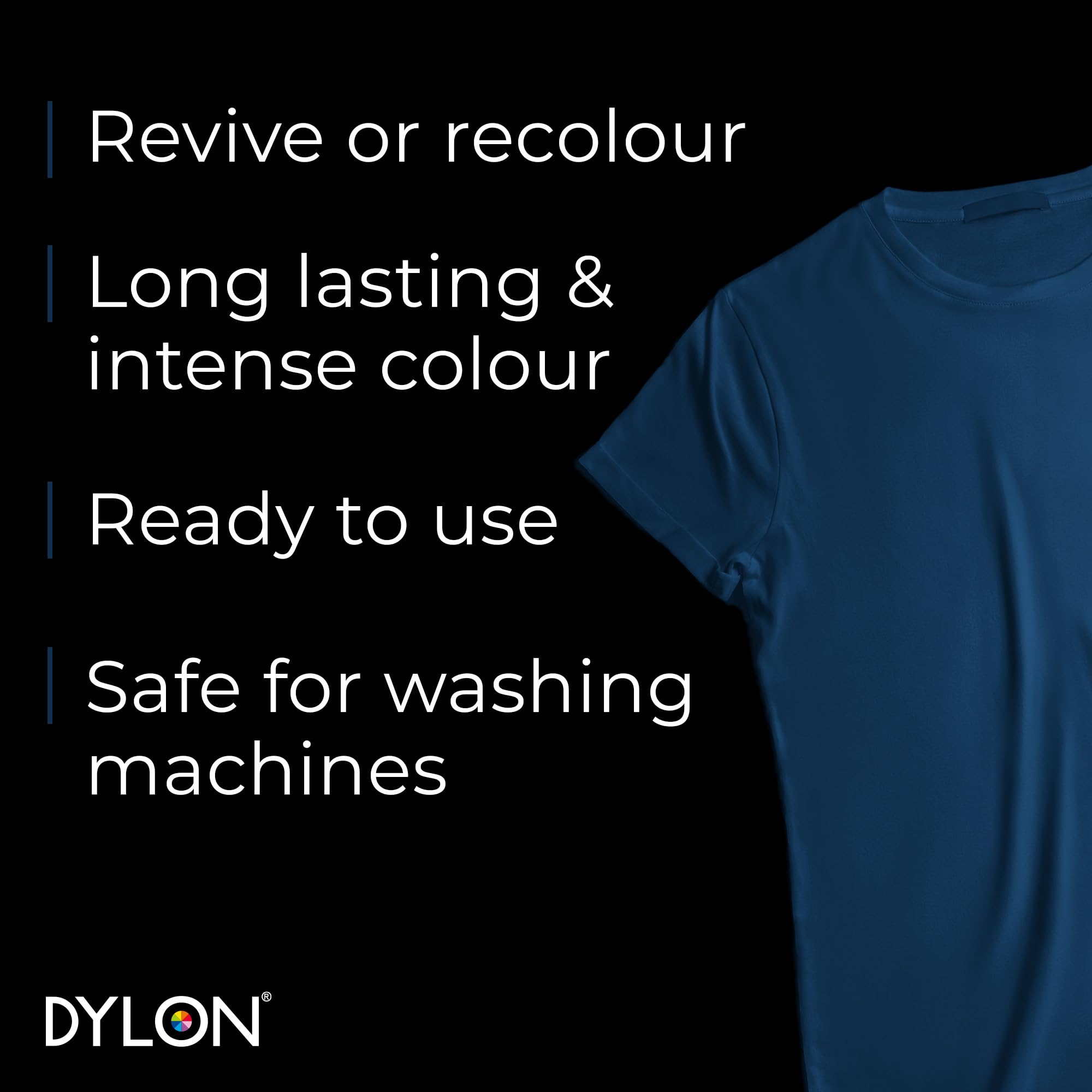Dylon Washing Machine Fabric Dye Pod - Jeans Blue, 350g 2