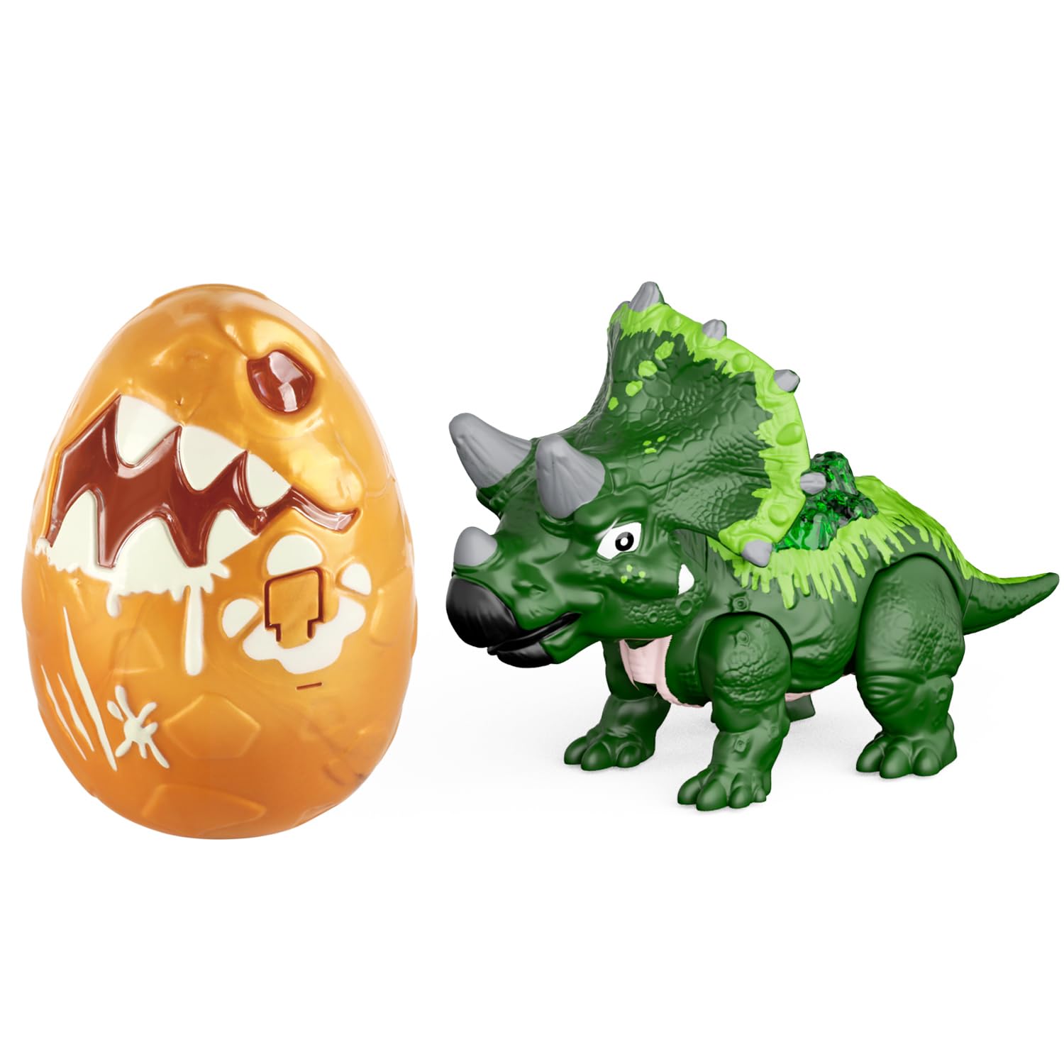 GizmoVine Dinosaur Egg - DIY Take Apart Green Triceratops Dinosaur Toy for Boys 3+ 8