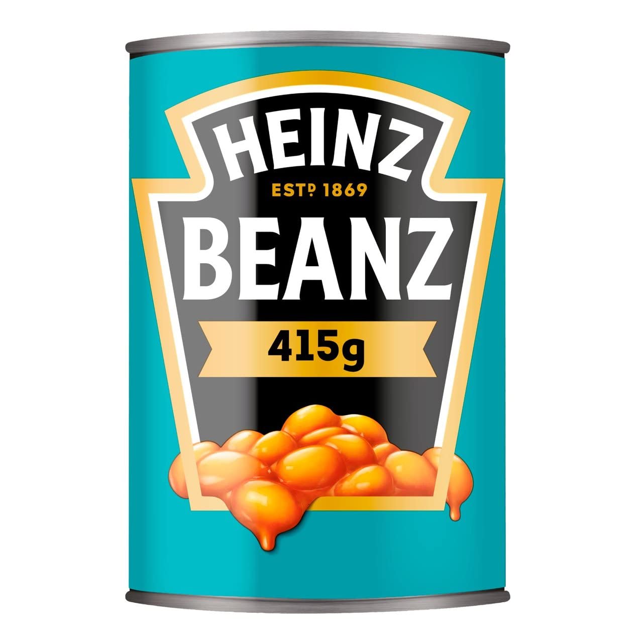 HEINZ Baked Beans - 4 x 415g Cans | High in Protein & Fibre | Vegan & Vegetarian