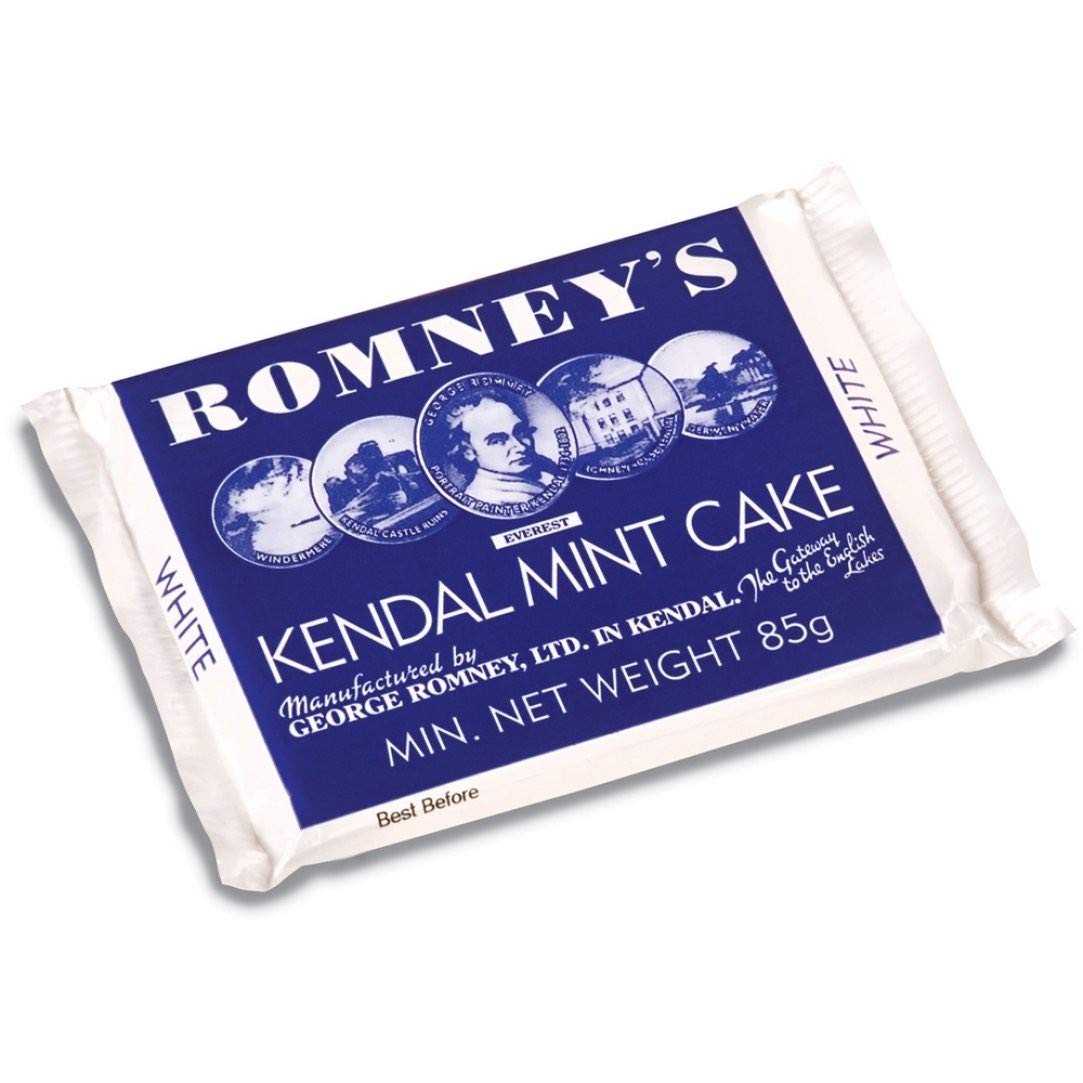 Romney's Kendal Mint Cake White 85g - Hand-Stirred Traditional Energy Toffee