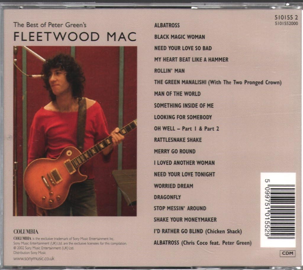 Peter Green's Fleetwood Mac - The Best Of Peter Green's Fleetwood Mac CD 4