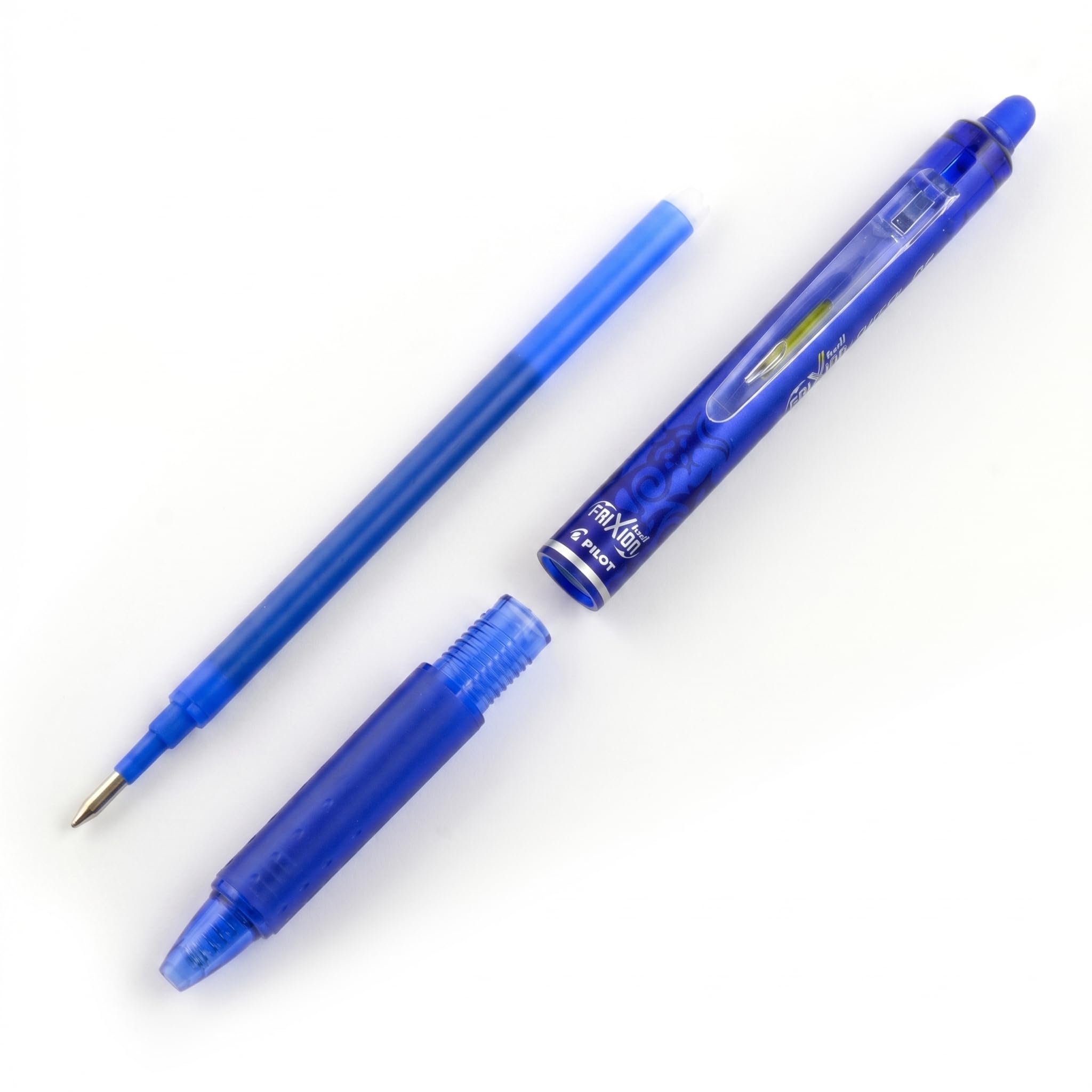 PILOT FriXion Ball Clicker Erasable Rollerball Pen - Medium 0.7mm Tip - 5 Pack 5