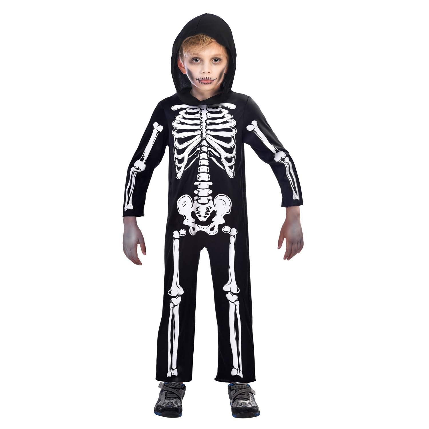 Amscan Boys Skeleton Costume - 3-4 Years 1